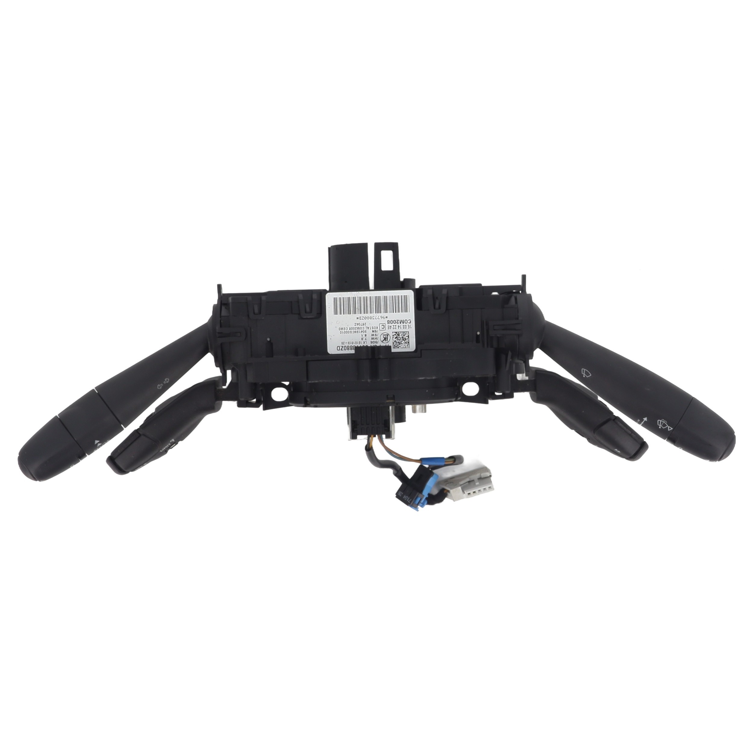 Com (Bloc Contacteur Tournant+Commodo Essuie Glace+Commodo Phare) pour CITROEN C3 2 PHASE 1 Com (Bloc Contacteur Tournant+Commodo Essuie Glace+Commodo Phare) pour CITROEN C3 2 PHASE 1