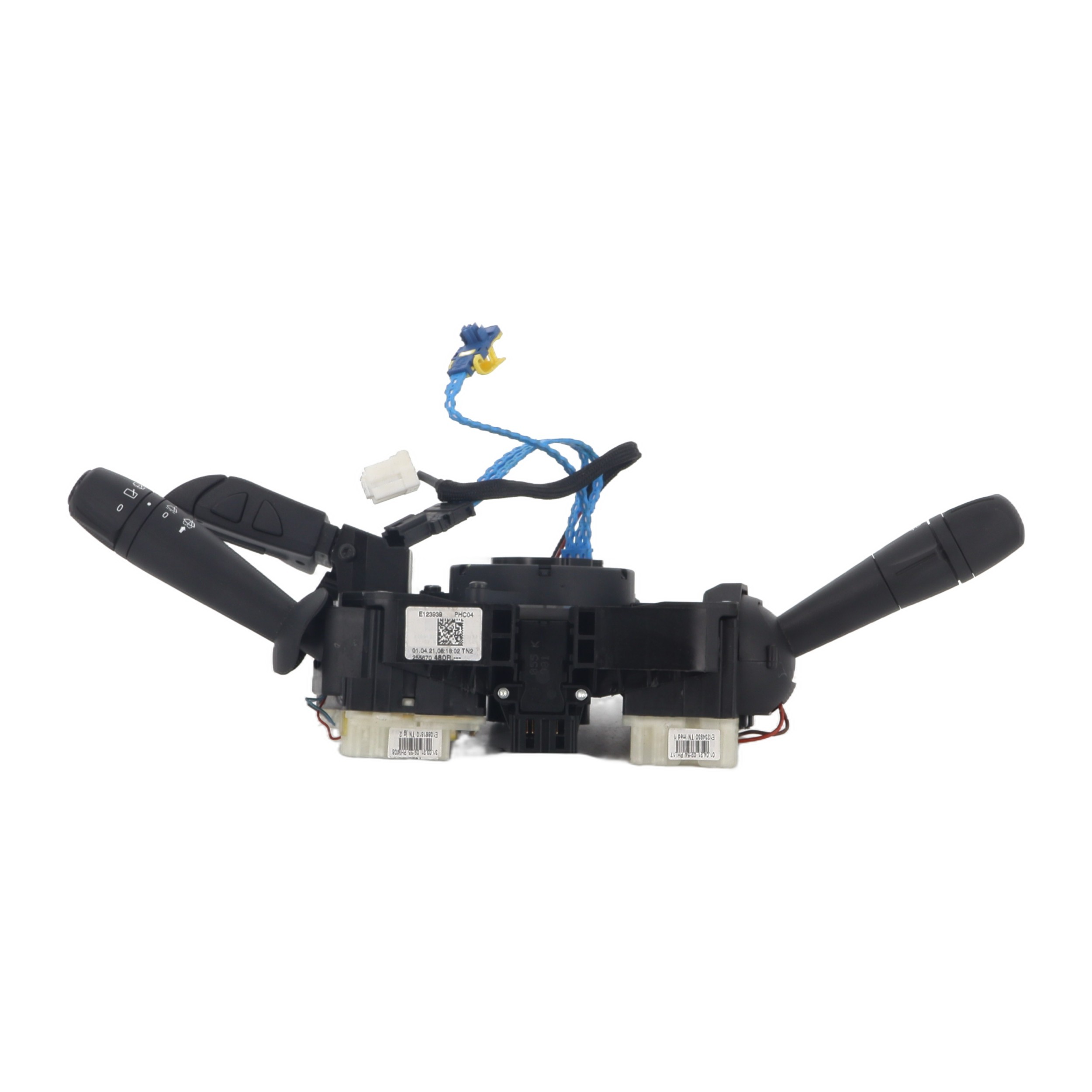 Com (Bloc Contacteur Tournant+Commodo Essuie Glace+Commodo Phare) pour RENAULT TWINGO 3 PHASE 1 Com (Bloc Contacteur Tournant+Commodo Essuie Glace+Commodo Phare) pour RENAULT TWINGO 3 PHASE 1
