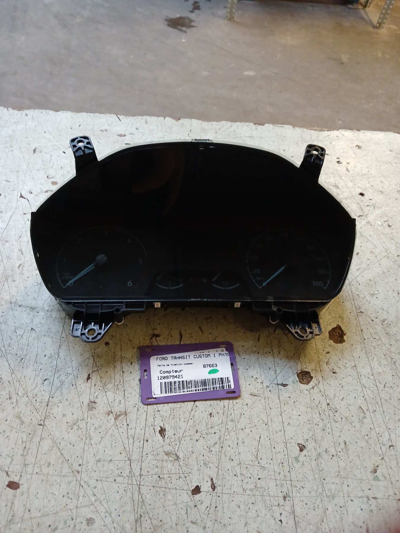 Compteur pour FORD TRANSIT CUSTOM 1 PHASE 2 Compteur pour FORD TRANSIT CUSTOM 1 PHASE 2
