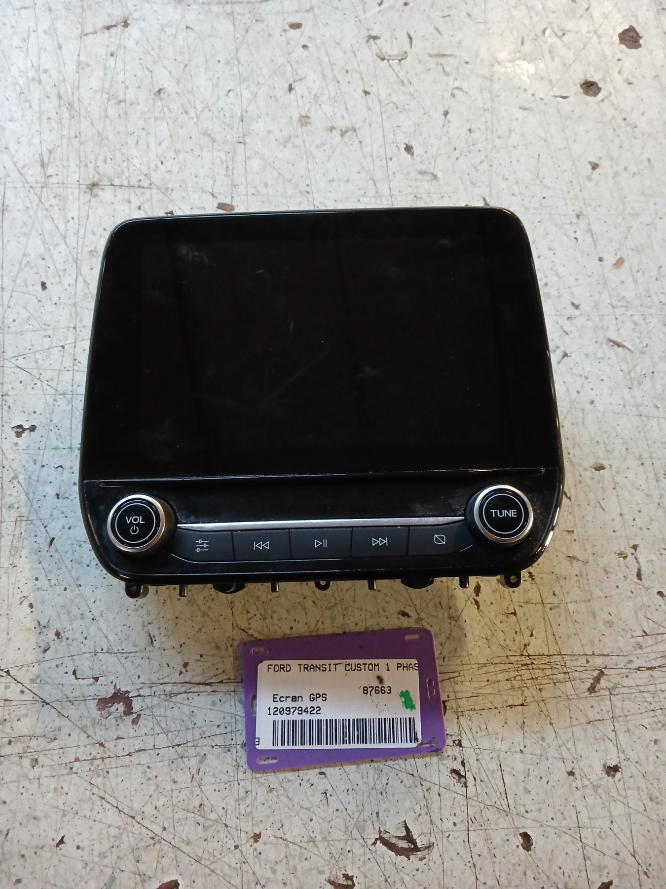 Ecran GPS pour FORD TRANSIT CUSTOM 1 PHASE 2 Ecran GPS pour FORD TRANSIT CUSTOM 1 PHASE 2