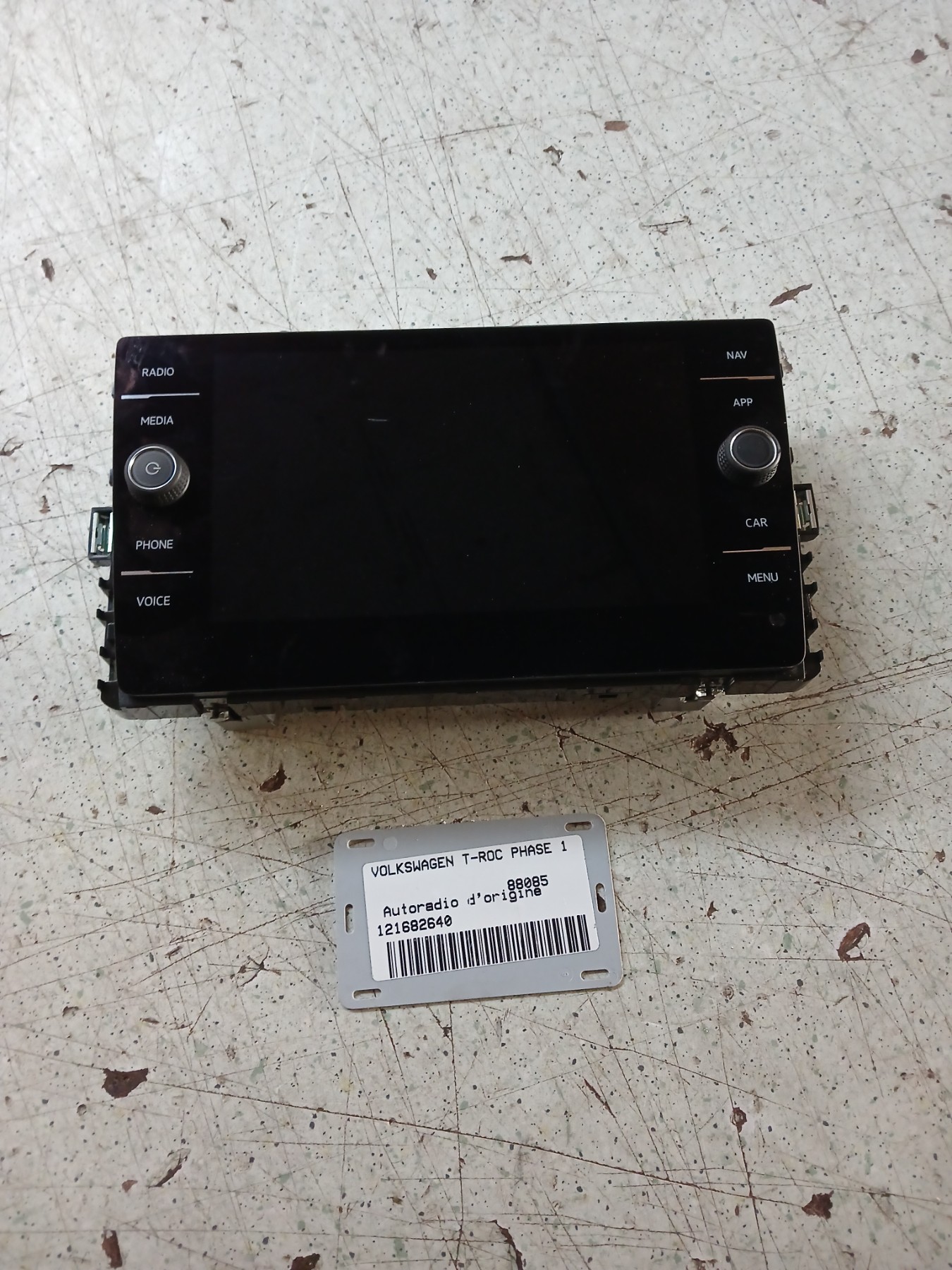 Autoradio d'origine pour VOLKSWAGEN T-ROC PHASE 1 Autoradio d'origine pour VOLKSWAGEN T-ROC PHASE 1