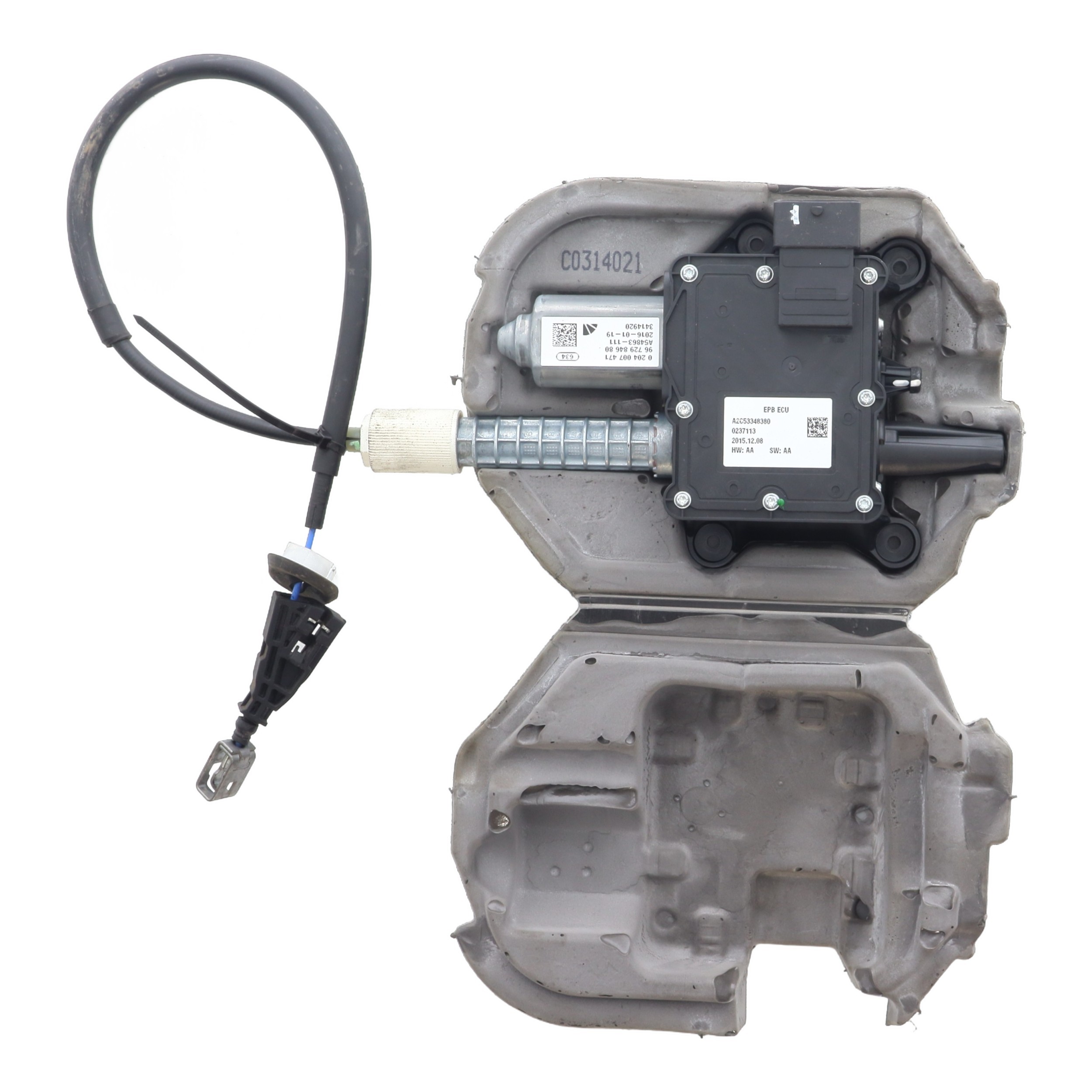 Bloc electrique de frein a main pour CITROEN C4 2 PHASE 2 Bloc electrique de frein a main pour CITROEN C4 2 PHASE 2