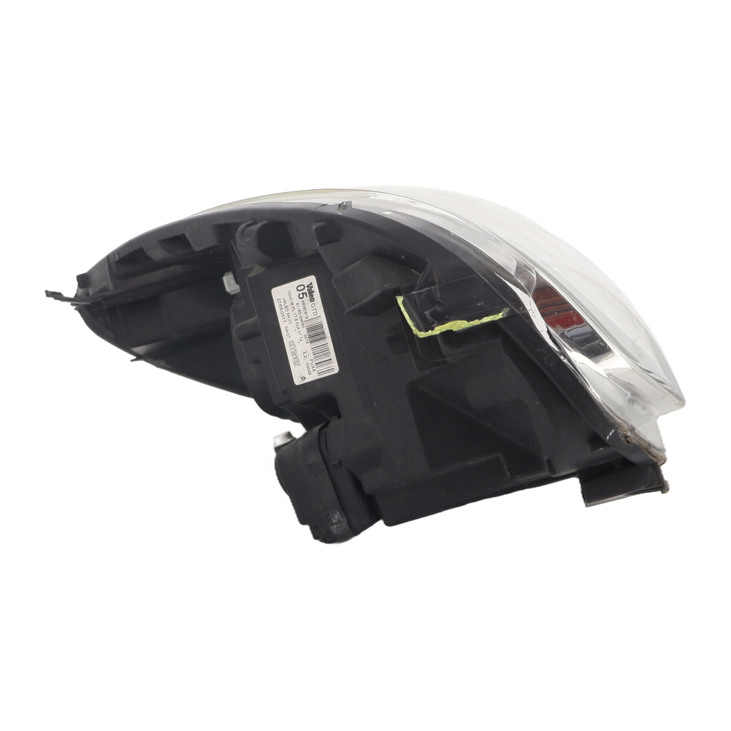 Optique avant principal gauche (feux)(phare) pour CITROEN C1 1 PHASE 2 Optique avant principal gauche (feux)(phare) pour CITROEN C1 1 PHASE 2