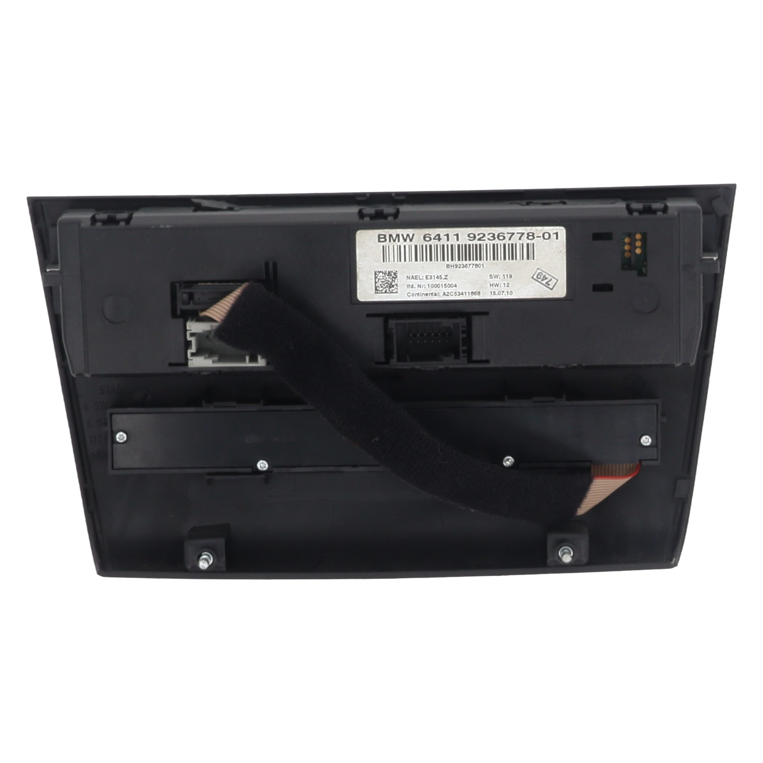 Commande chauffage pour BMW SERIE 1 E87 PHASE 2 Commande chauffage pour BMW SERIE 1 E87 PHASE 2