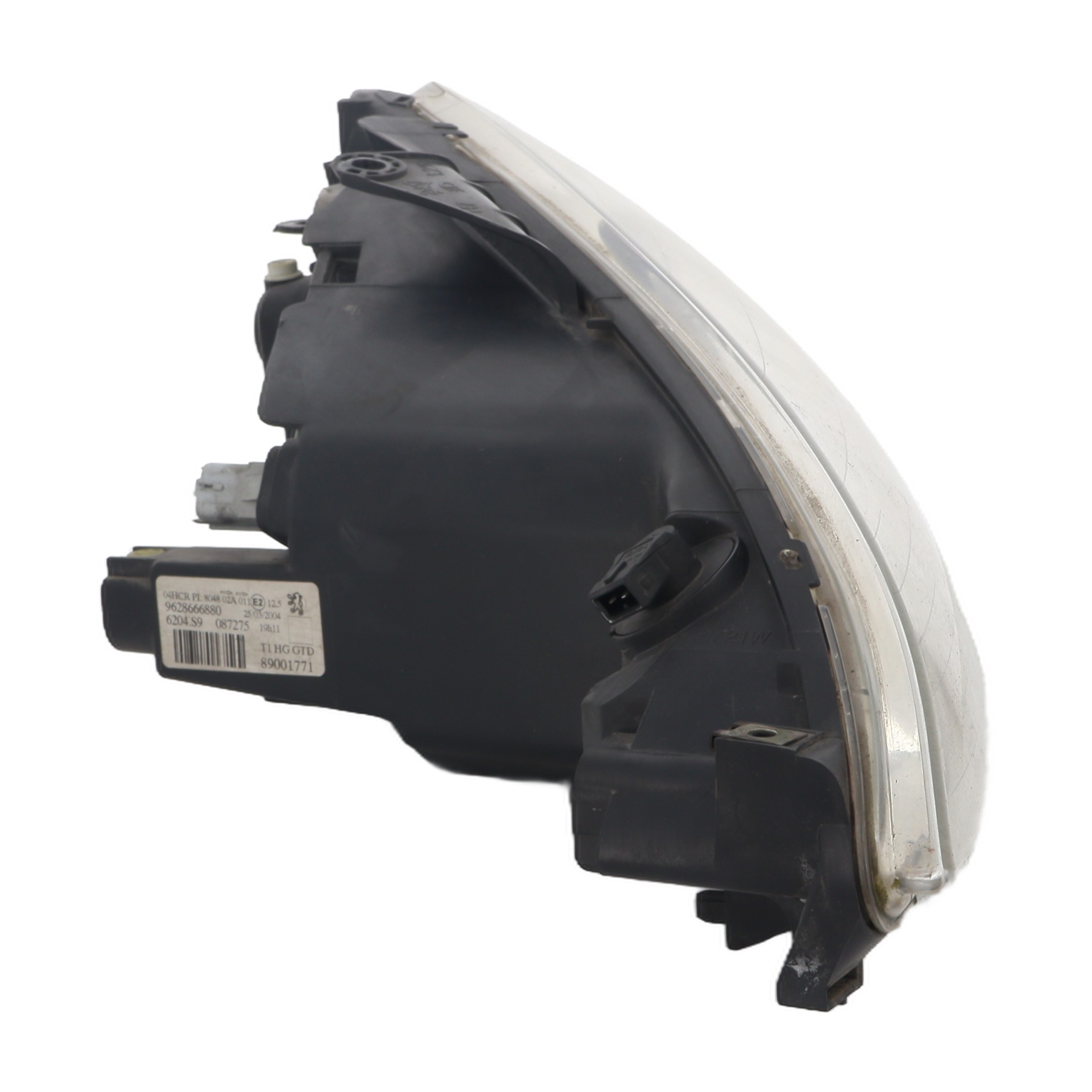 Optique avant principal gauche (feux)(phare) pour PEUGEOT 206 PHASE 2 CABRIOLET Optique avant principal gauche (feux)(phare) pour PEUGEOT 206 PHASE 2 CABRIOLET