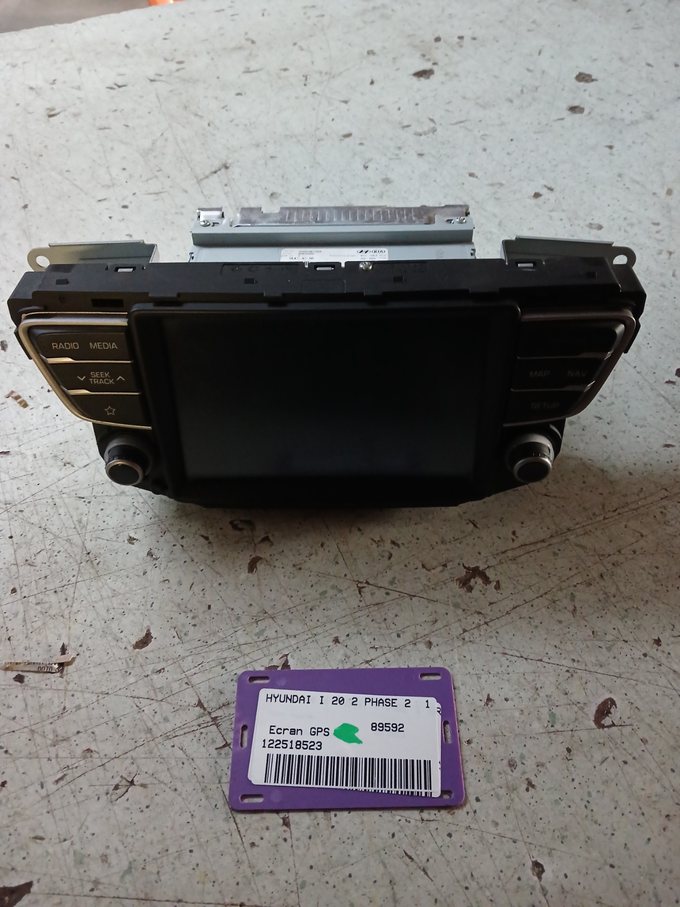 Ecran GPS pour HYUNDAI I 20 2 PHASE 2 Ecran GPS pour HYUNDAI I 20 2 PHASE 2