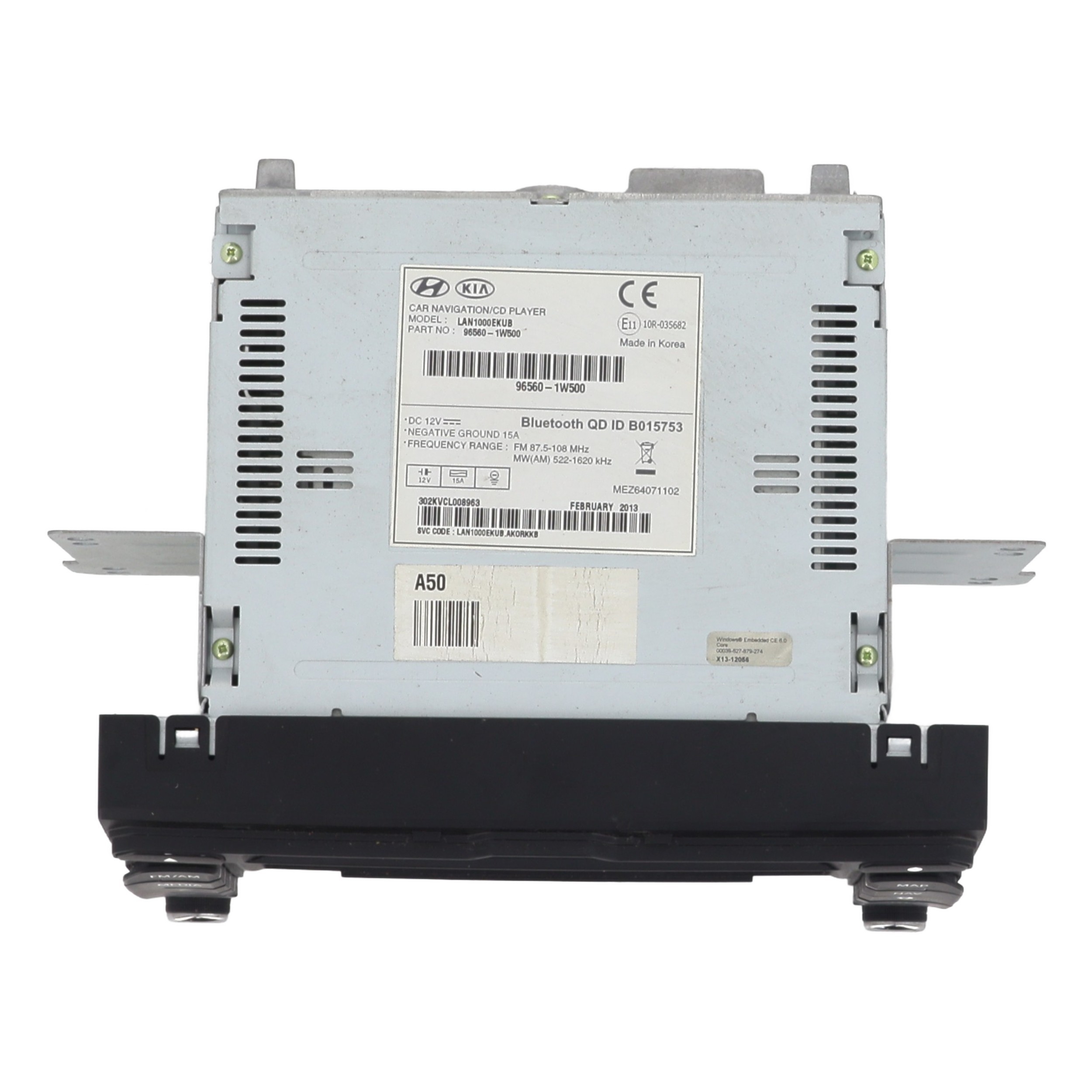 Autoradio d'origine pour KIA RIO III Autoradio d'origine pour KIA RIO III