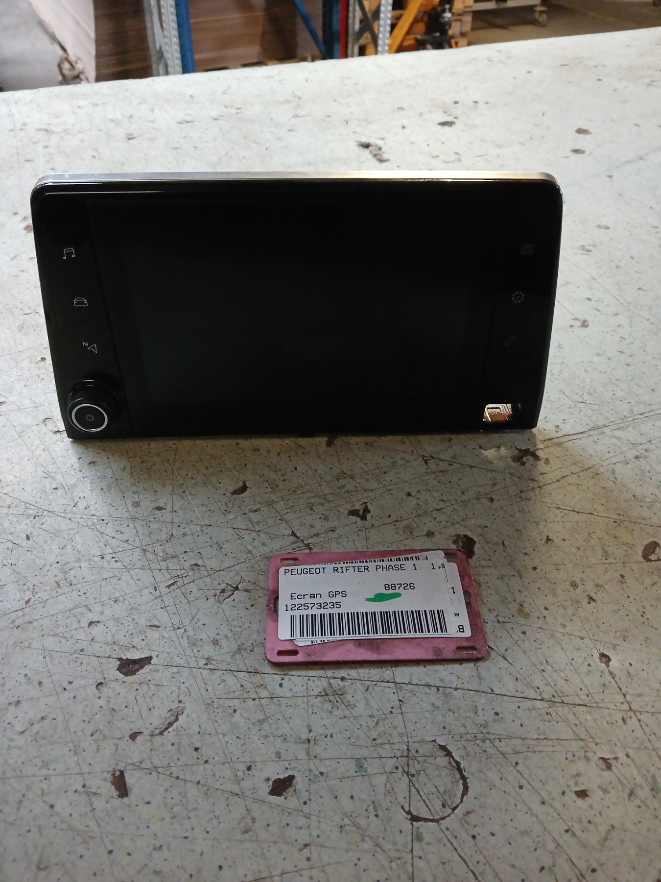 Ecran GPS pour PEUGEOT RIFTER PHASE 1 Ecran GPS pour PEUGEOT RIFTER PHASE 1