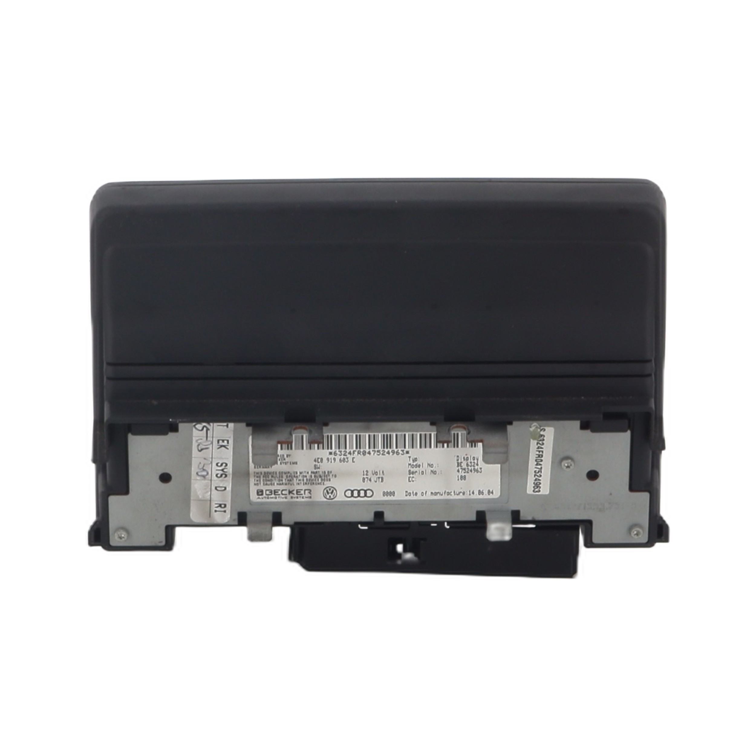 Ecran GPS pour AUDI A8 2 PHASE 1 Ecran GPS pour AUDI A8 2 PHASE 1