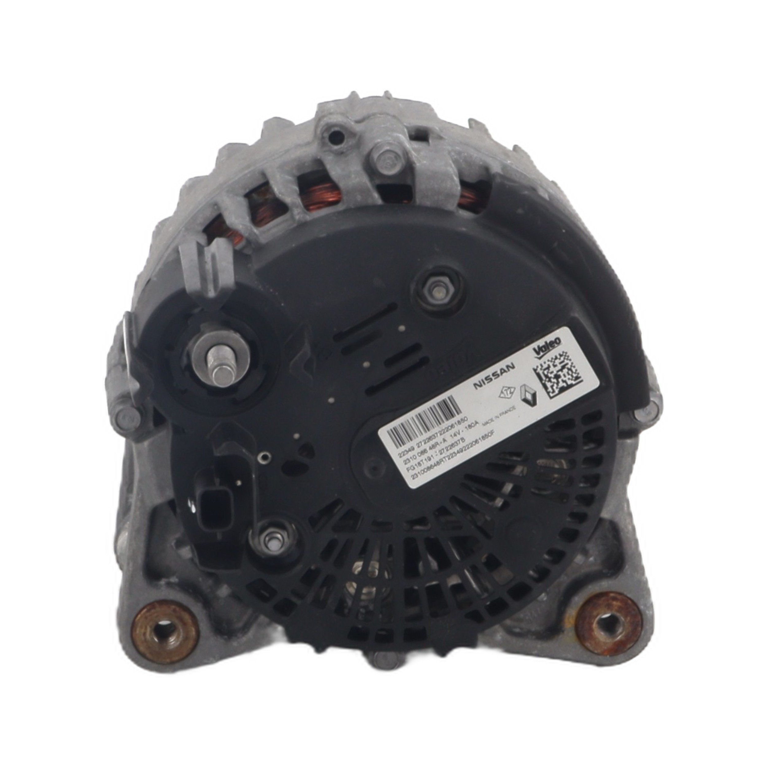 Alternateur pour RENAULT TRAFIC 3 MOYEN PHASE 3 Alternateur pour RENAULT TRAFIC 3 MOYEN PHASE 3