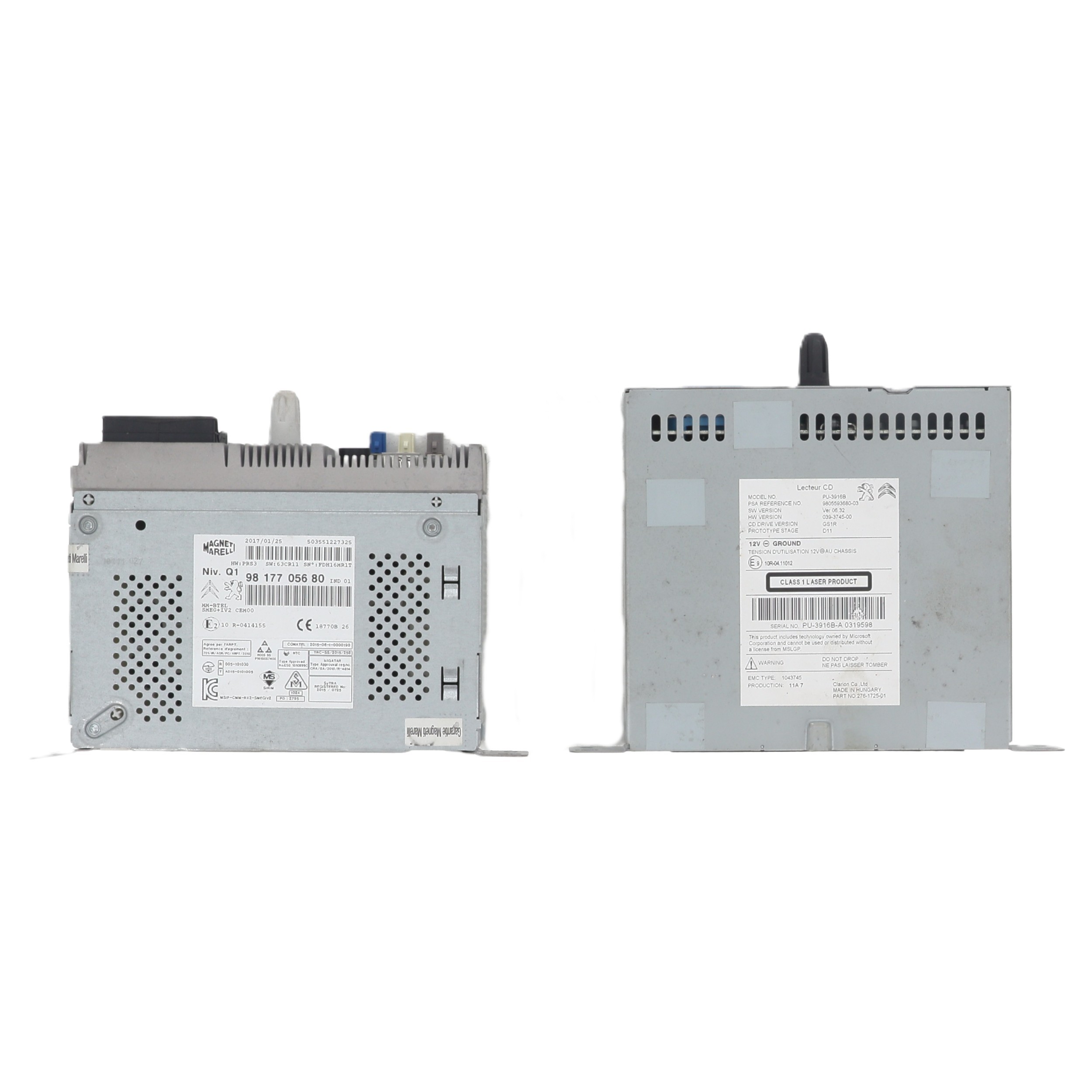 Autoradio d'origine pour DS DS4 1 PHASE 2 Autoradio d'origine pour DS DS4 1 PHASE 2