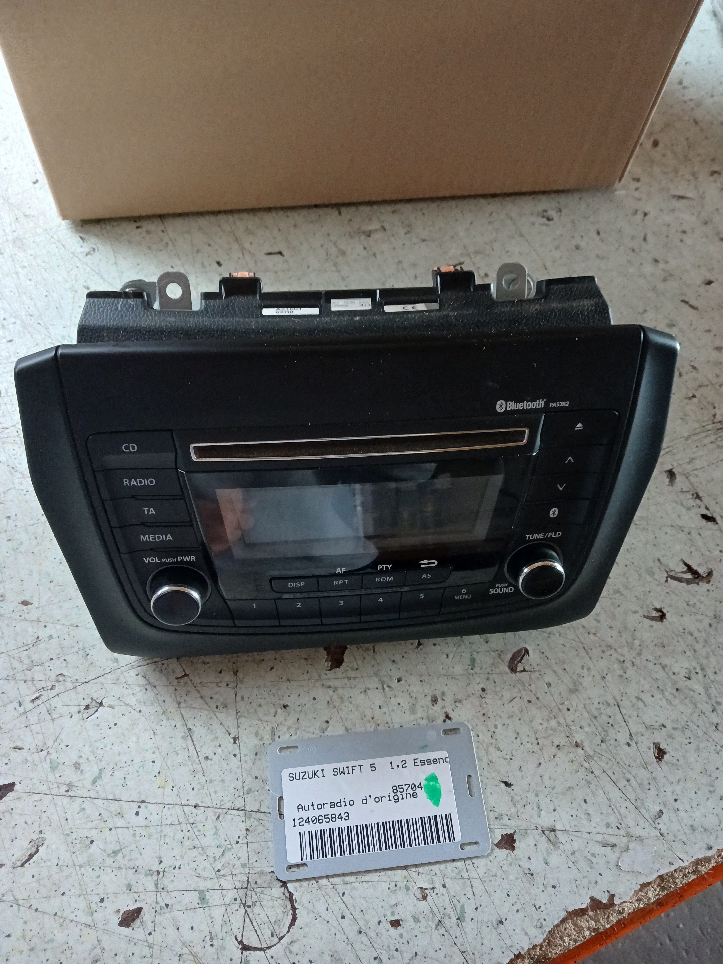 Autoradio d'origine pour SUZUKI SWIFT 5 Autoradio d'origine pour SUZUKI SWIFT 5