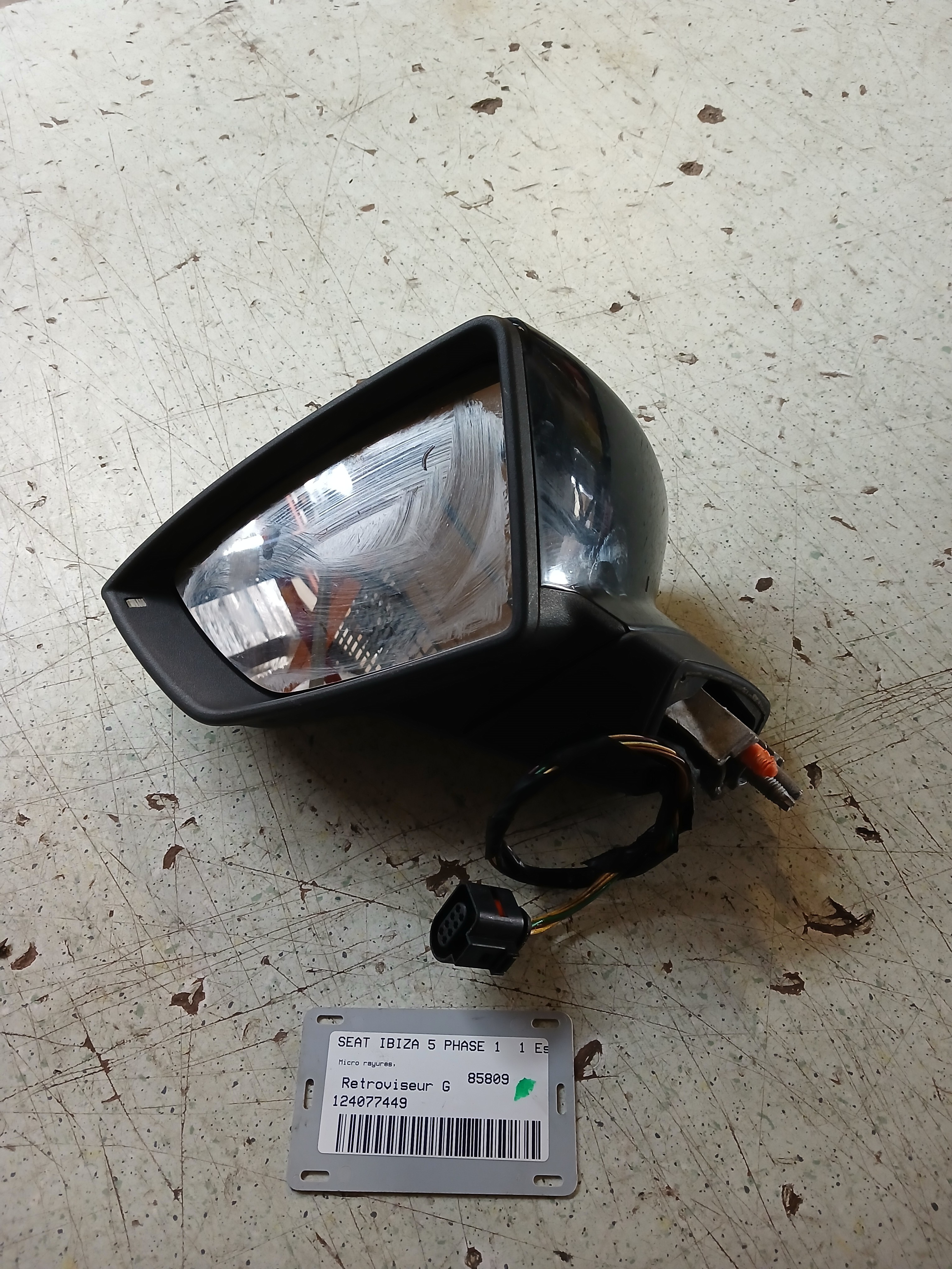 Retroviseur gauche pour SEAT IBIZA 5 PHASE 1 Retroviseur gauche pour SEAT IBIZA 5 PHASE 1