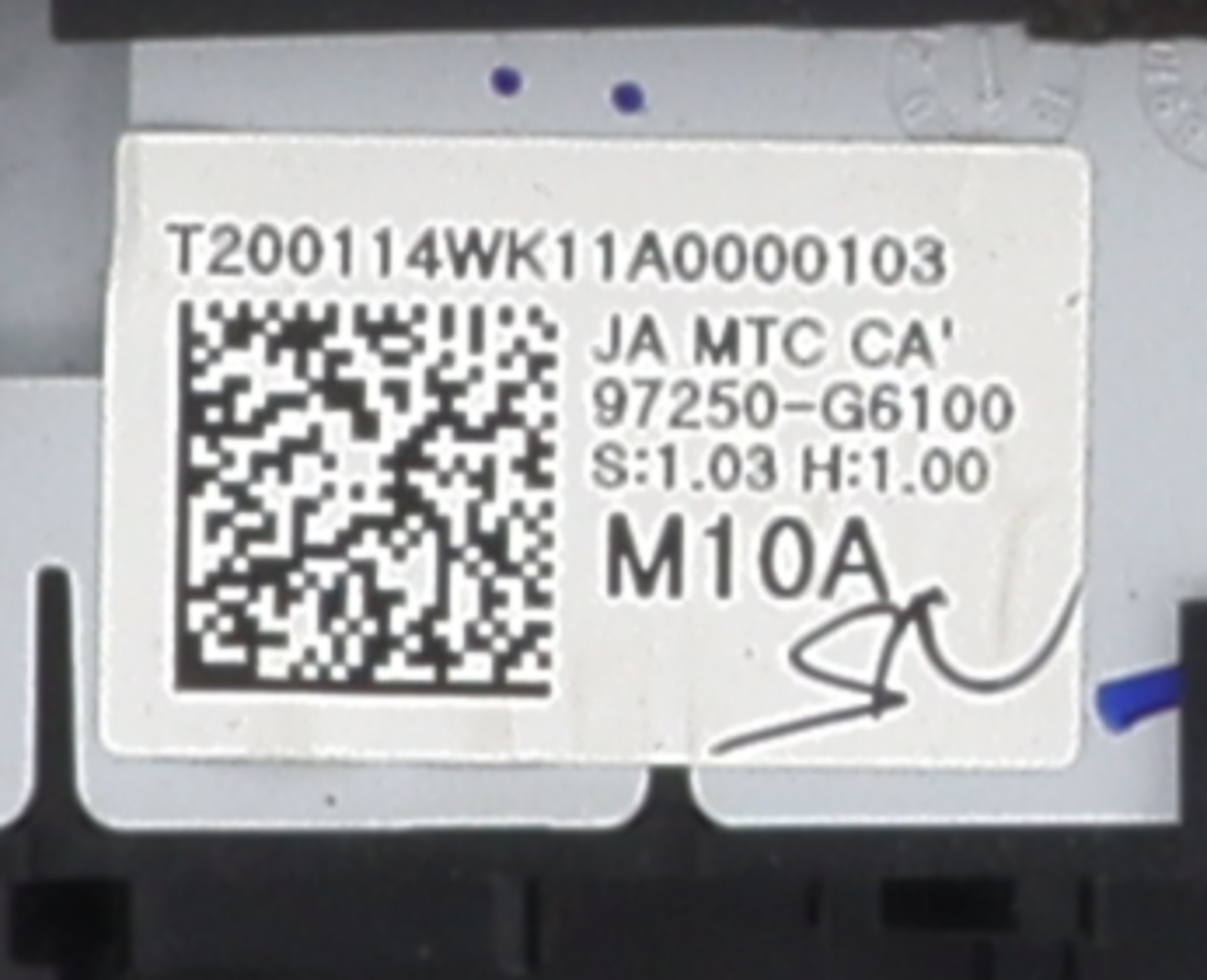 Commande chauffage pour KIA PICANTO 3 PHASE 1 Commande chauffage pour KIA PICANTO 3 PHASE 1