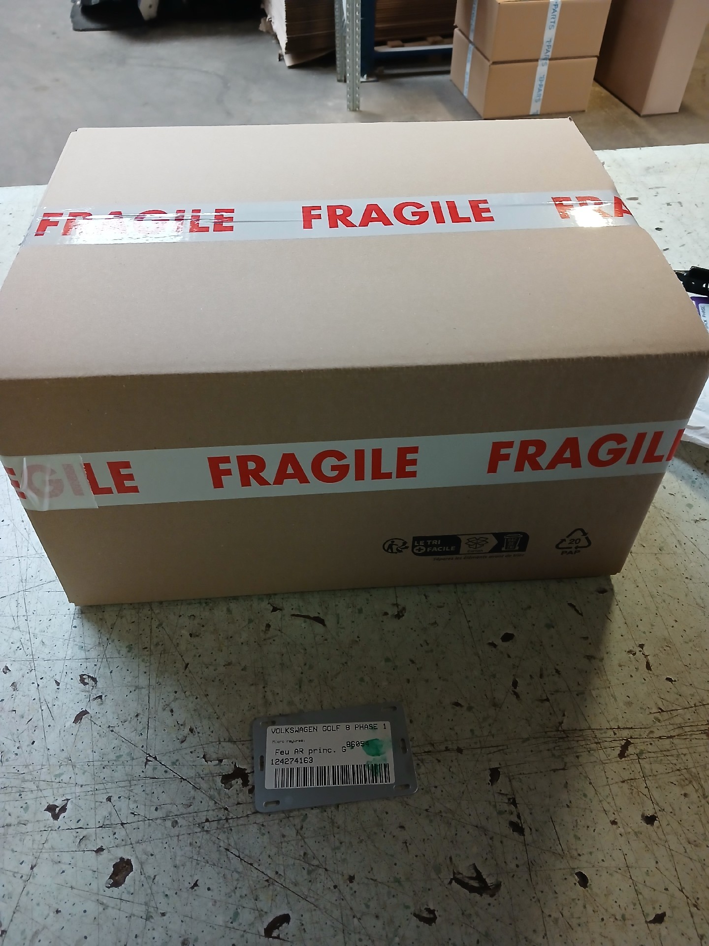 Feu arriere principal gauche (feux) pour VOLKSWAGEN GOLF 8 PHASE 1 Feu arriere principal gauche (feux) pour VOLKSWAGEN GOLF 8 PHASE 1