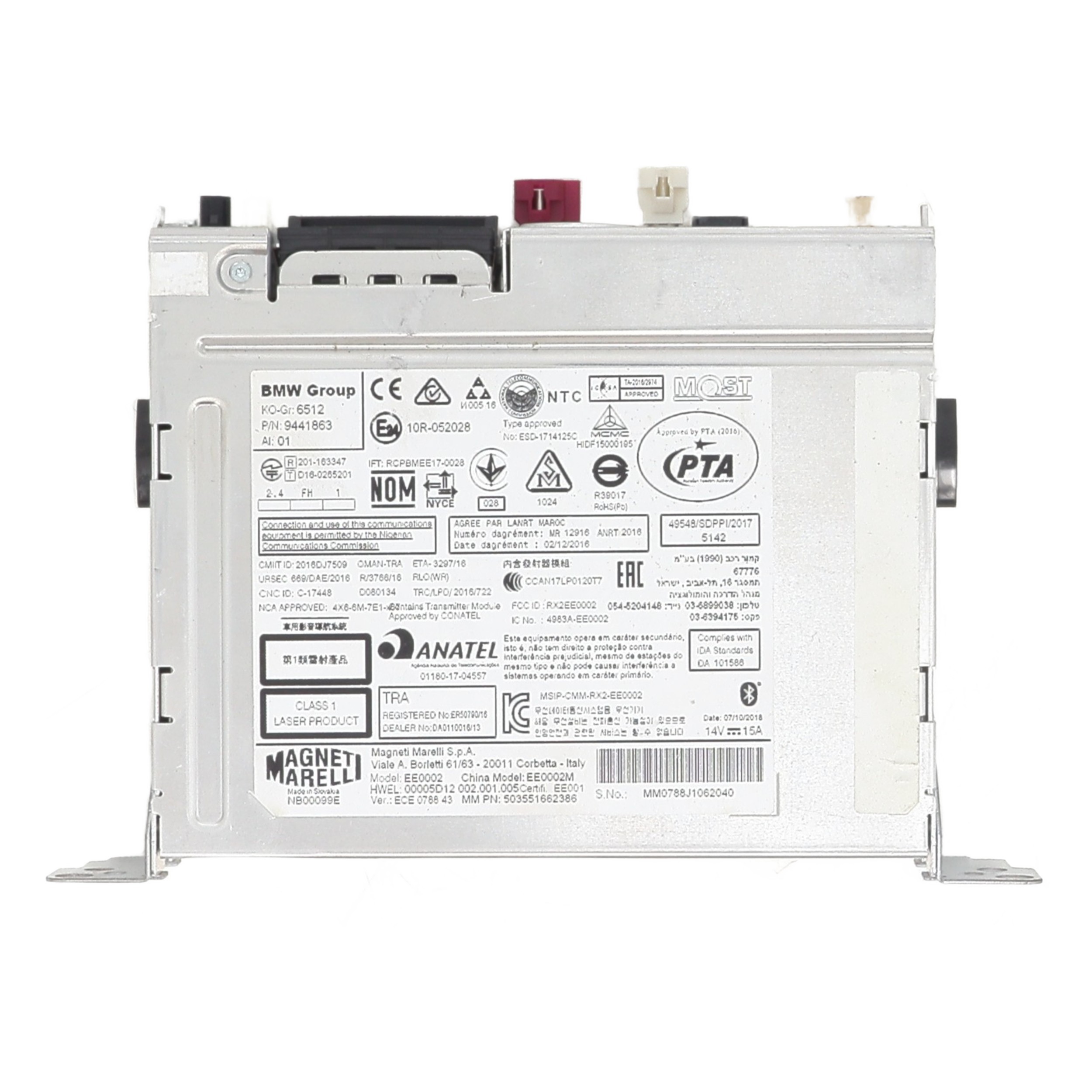 Autoradio d'origine pour BMW SERIE 1 F20 PHASE 2 Autoradio d'origine pour BMW SERIE 1 F20 PHASE 2