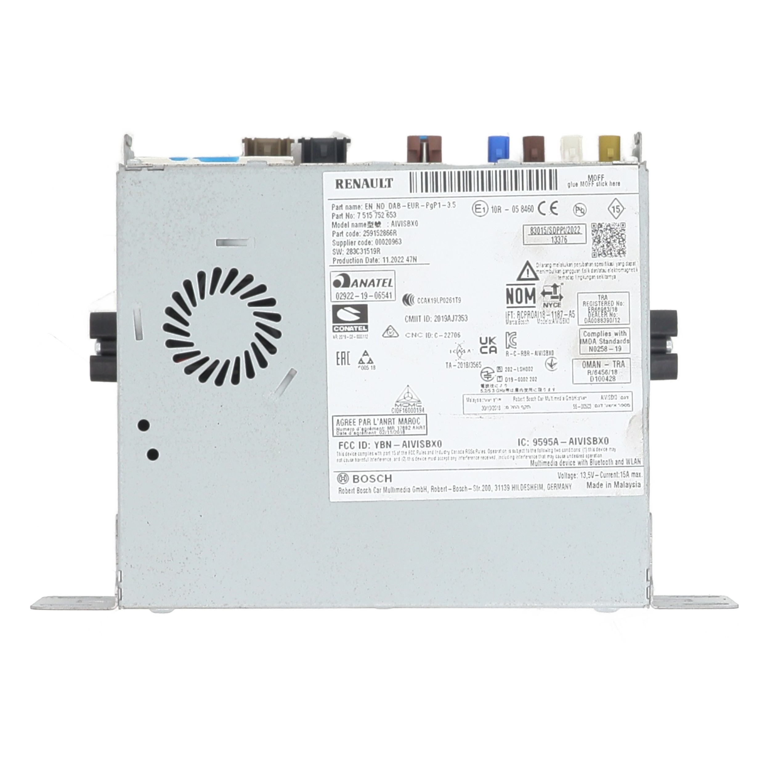 Autoradio d'origine pour RENAULT ARKANA Autoradio d'origine pour RENAULT ARKANA