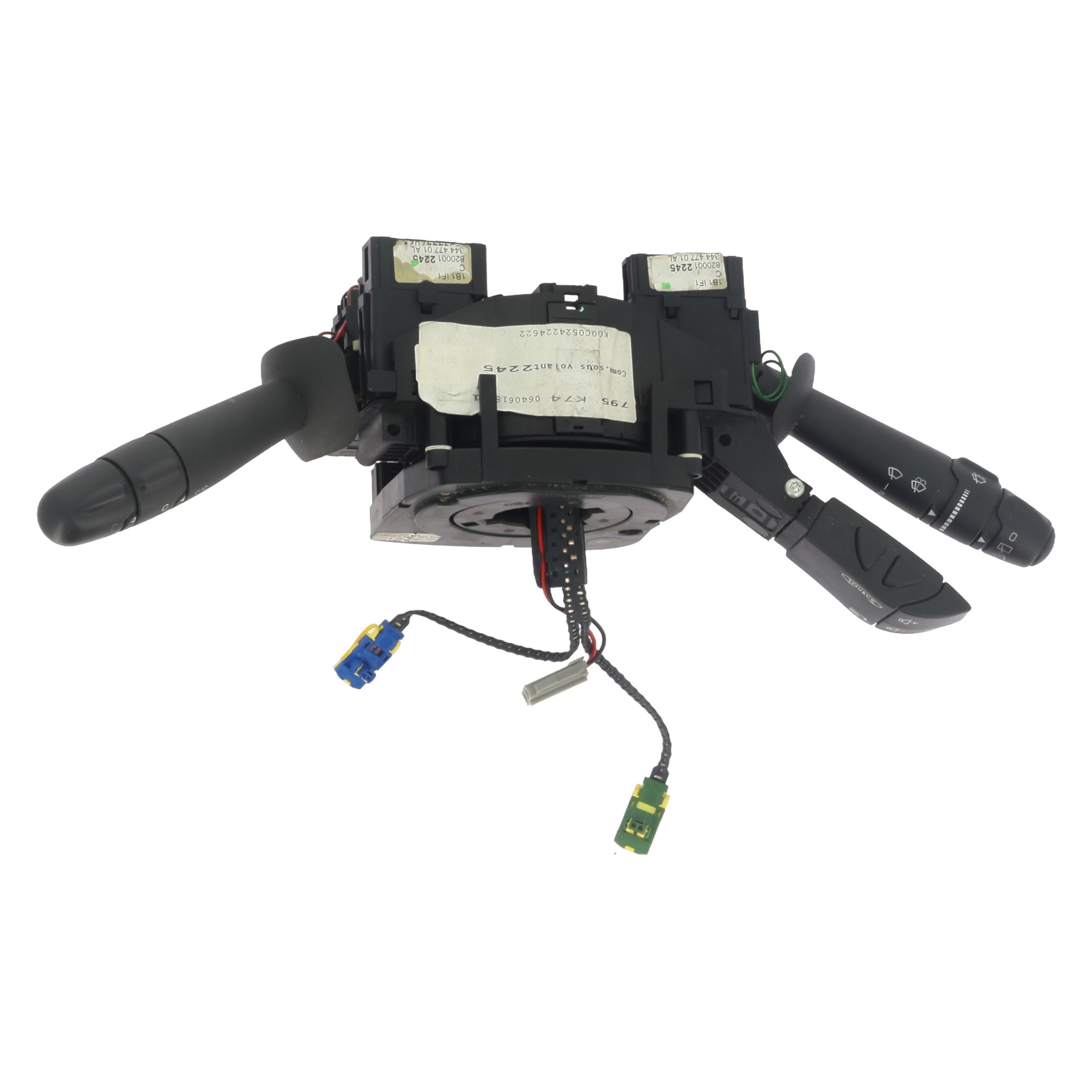 Com (Bloc Contacteur Tournant+Commodo Essuie Glace+Commodo Phare) pour RENAULT LAGUNA 2 PHASE 1 BREAK Com (Bloc Contacteur Tournant+Commodo Essuie Glace+Commodo Phare) pour RENAULT LAGUNA 2 PHASE 1 BREAK