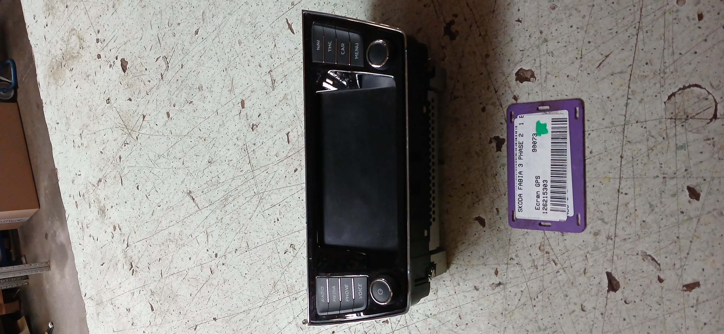 Ecran GPS pour SKODA FABIA 3 PHASE 2 Ecran GPS pour SKODA FABIA 3 PHASE 2