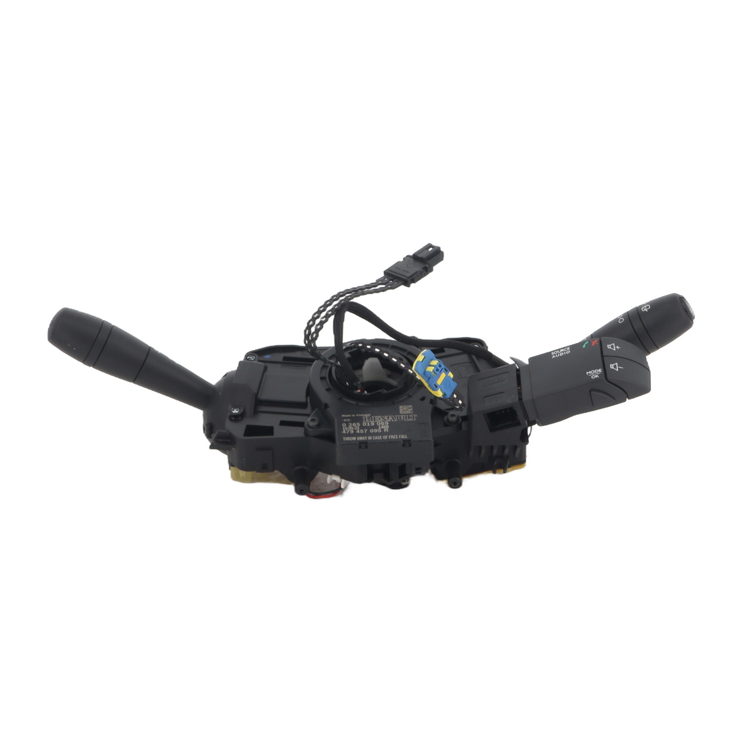 Com (Bloc Contacteur Tournant+Commodo Essuie Glace+Commodo Phare) pour RENAULT TWINGO 3 PHASE 1 Com (Bloc Contacteur Tournant+Commodo Essuie Glace+Commodo Phare) pour RENAULT TWINGO 3 PHASE 1