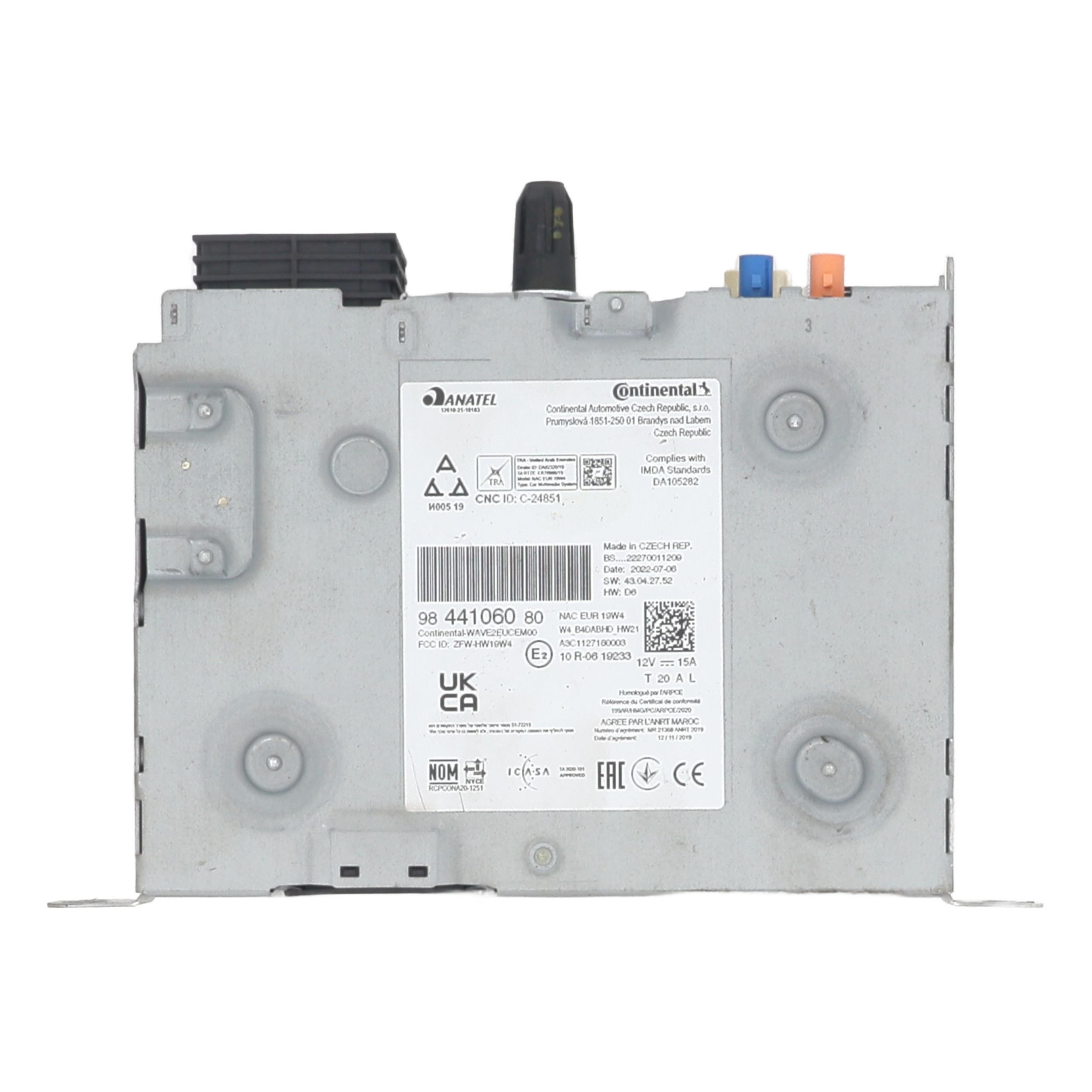 Autoradio d'origine pour CITROEN C3 AIRCROSS 1 PHASE 2 Autoradio d'origine pour CITROEN C3 AIRCROSS 1 PHASE 2