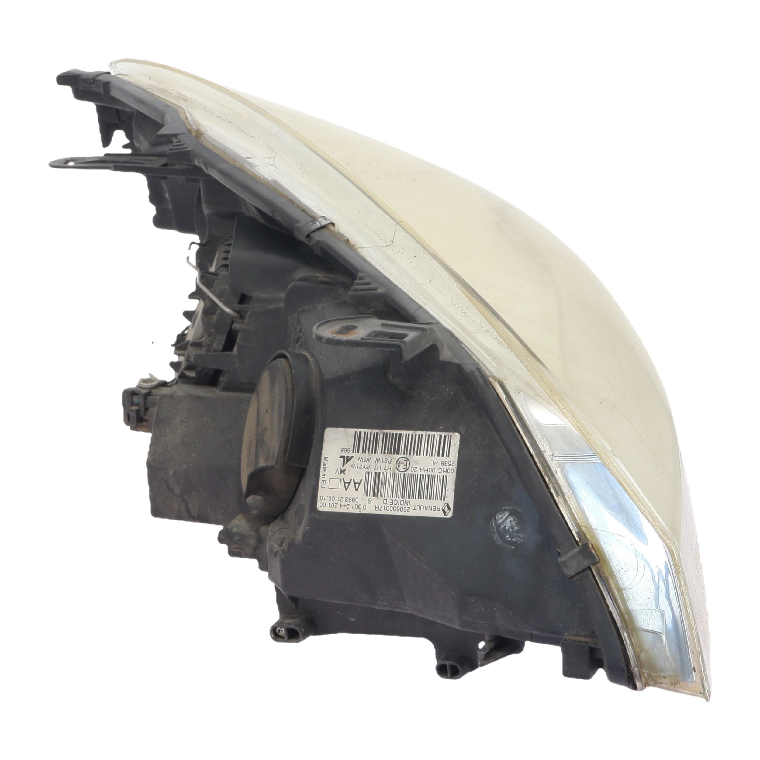 Optique avant principal gauche (feux)(phare) pour RENAULT MEGANE 3 PHASE 1 Optique avant principal gauche (feux)(phare) pour RENAULT MEGANE 3 PHASE 1