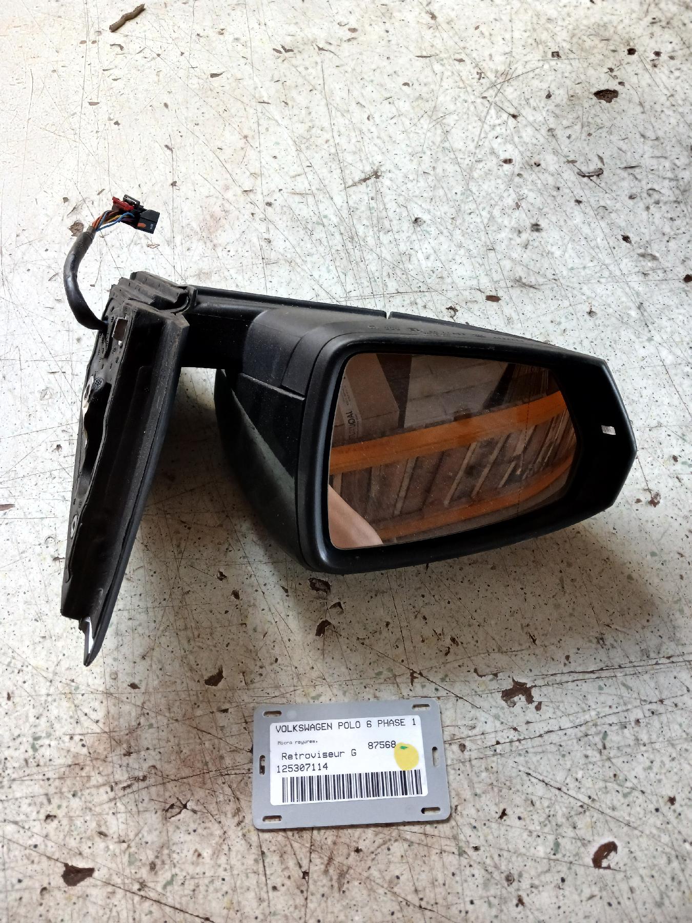 Retroviseur gauche pour VOLKSWAGEN POLO 6 PHASE 1 Retroviseur gauche pour VOLKSWAGEN POLO 6 PHASE 1