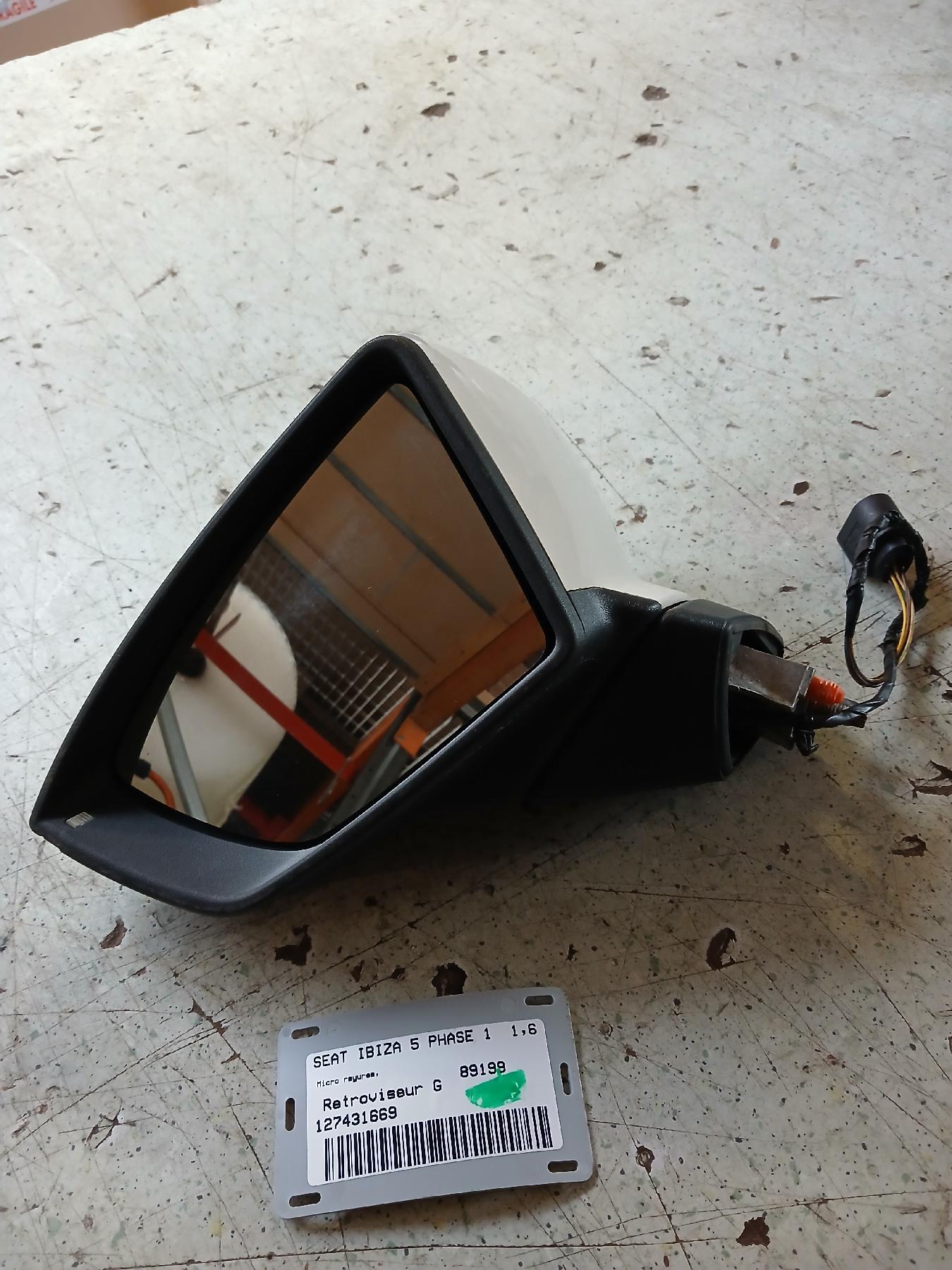 Retroviseur gauche pour SEAT IBIZA 5 PHASE 1 Retroviseur gauche pour SEAT IBIZA 5 PHASE 1