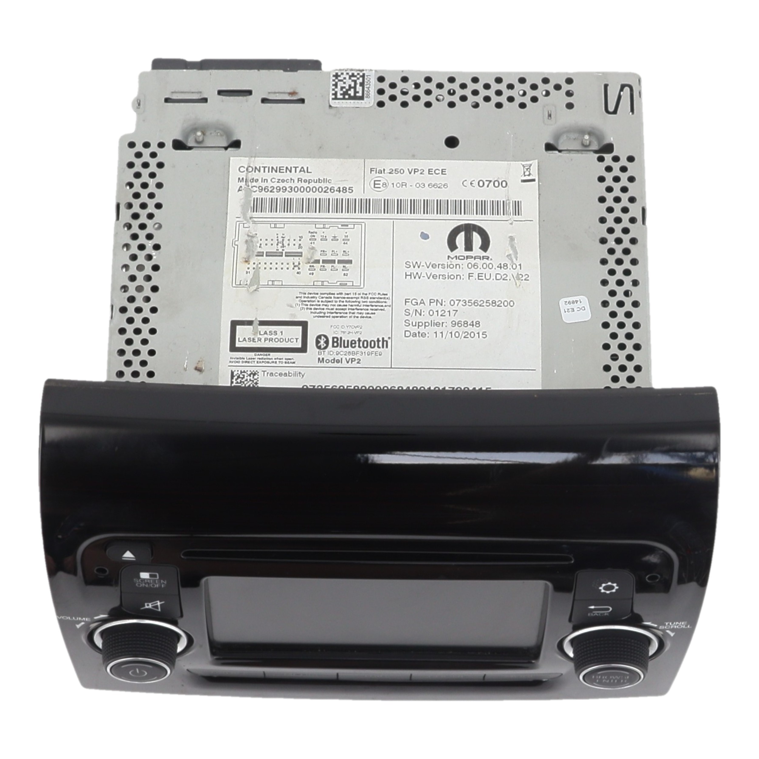 Autoradio d'origine pour FIAT DUCATO III FOURGON TOLE Autoradio d'origine pour FIAT DUCATO III FOURGON TOLE