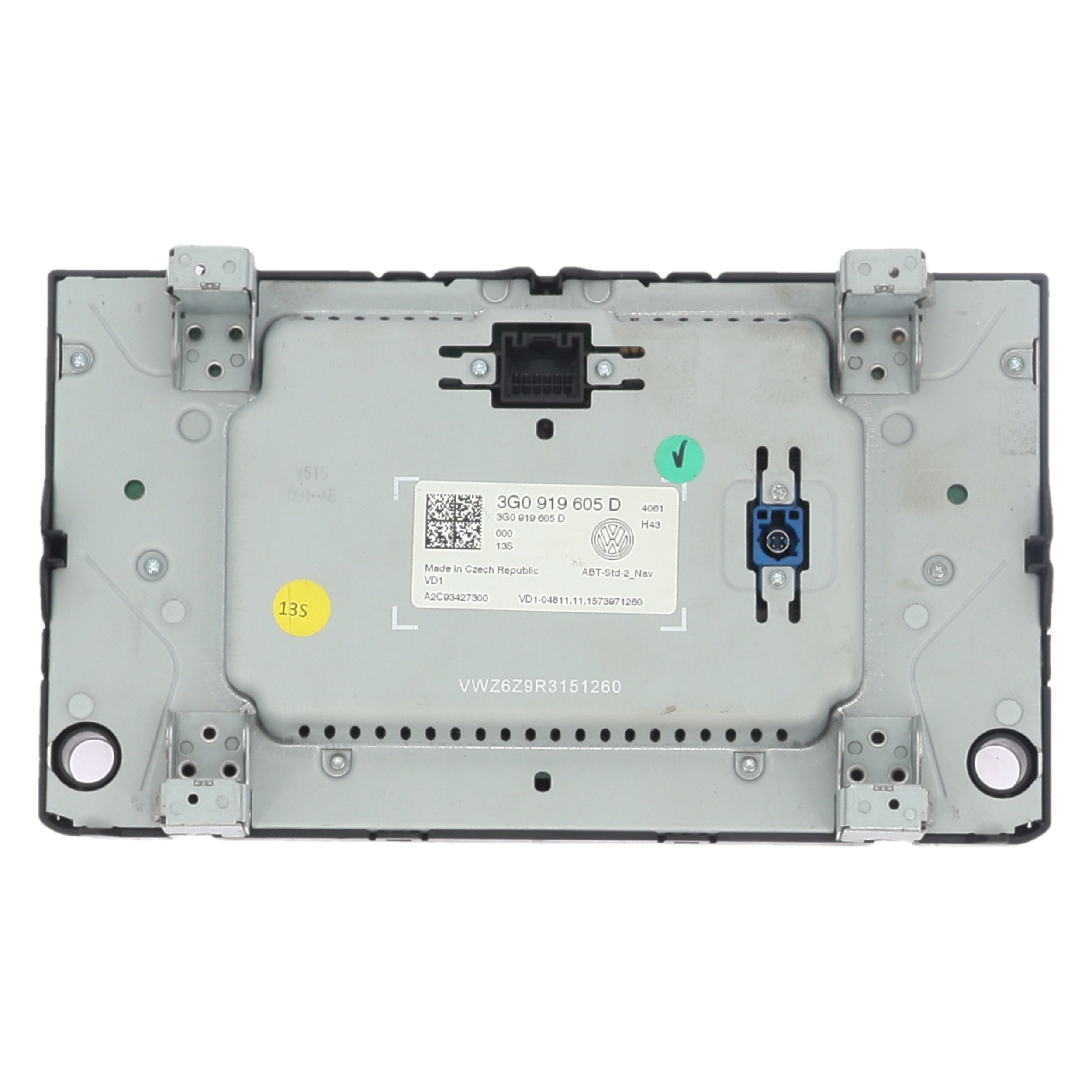 Ecran GPS pour VOLKSWAGEN GOLF 7 PHASE 1 Ecran GPS pour VOLKSWAGEN GOLF 7 PHASE 1