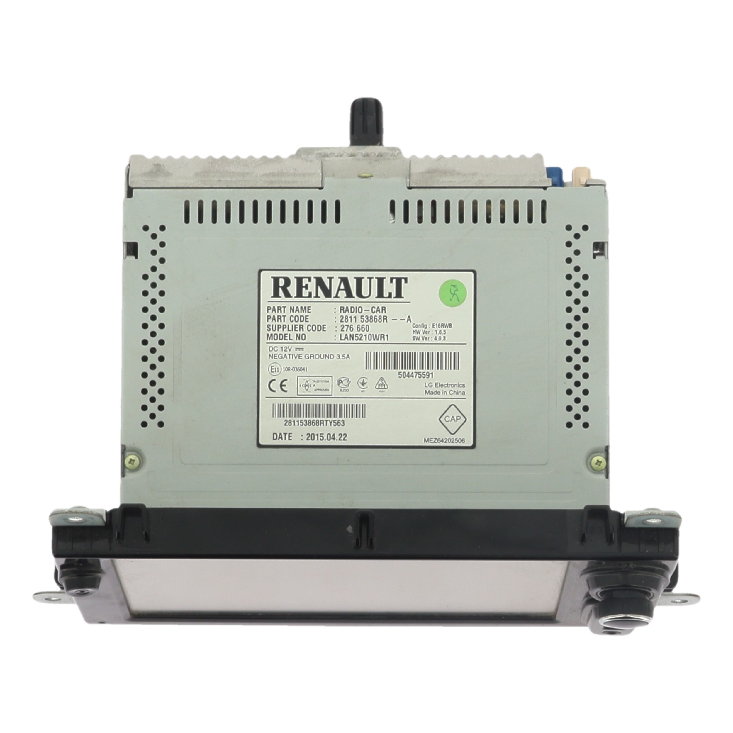 Ecran GPS pour RENAULT CLIO 4 PHASE 1 BREAK Ecran GPS pour RENAULT CLIO 4 PHASE 1 BREAK