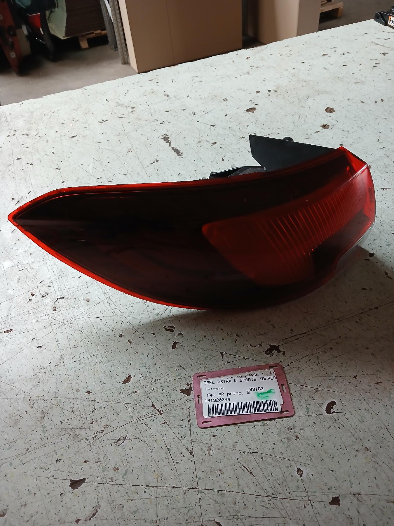 Feu arriere principal gauche (feux) pour OPEL ASTRA K SPORTS TOURER PHASE 1 BREAK Feu arriere principal gauche (feux) pour OPEL ASTRA K SPORTS TOURER PHASE 1 BREAK