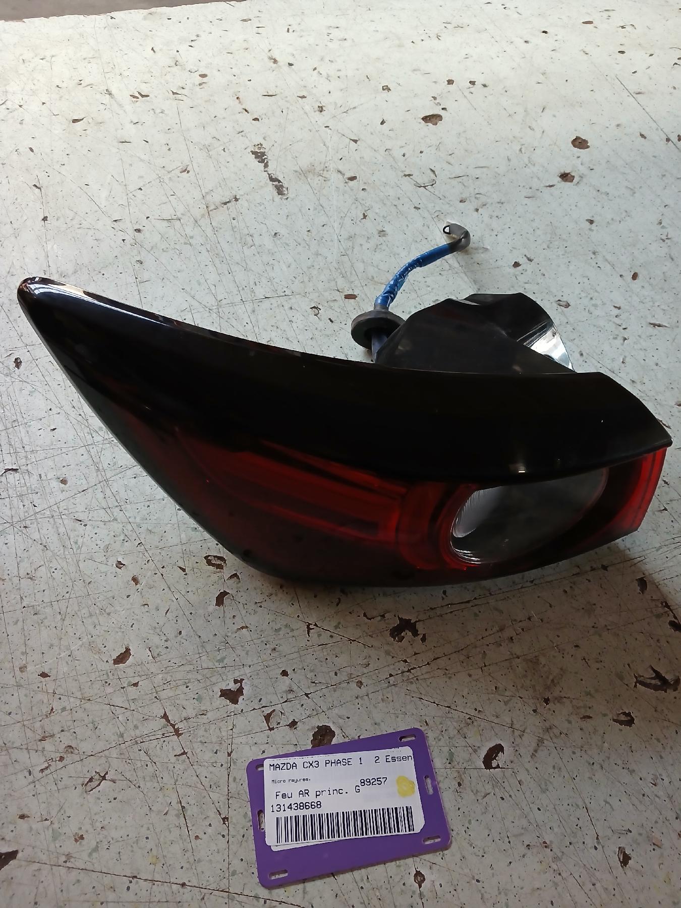 Feu arriere principal gauche (feux) pour MAZDA CX3 PHASE 1 Feu arriere principal gauche (feux) pour MAZDA CX3 PHASE 1