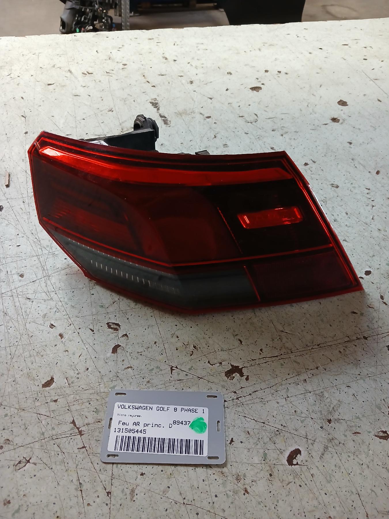 Feu arriere principal droit (feux) pour VOLKSWAGEN GOLF 8 PHASE 1 Feu arriere principal droit (feux) pour VOLKSWAGEN GOLF 8 PHASE 1