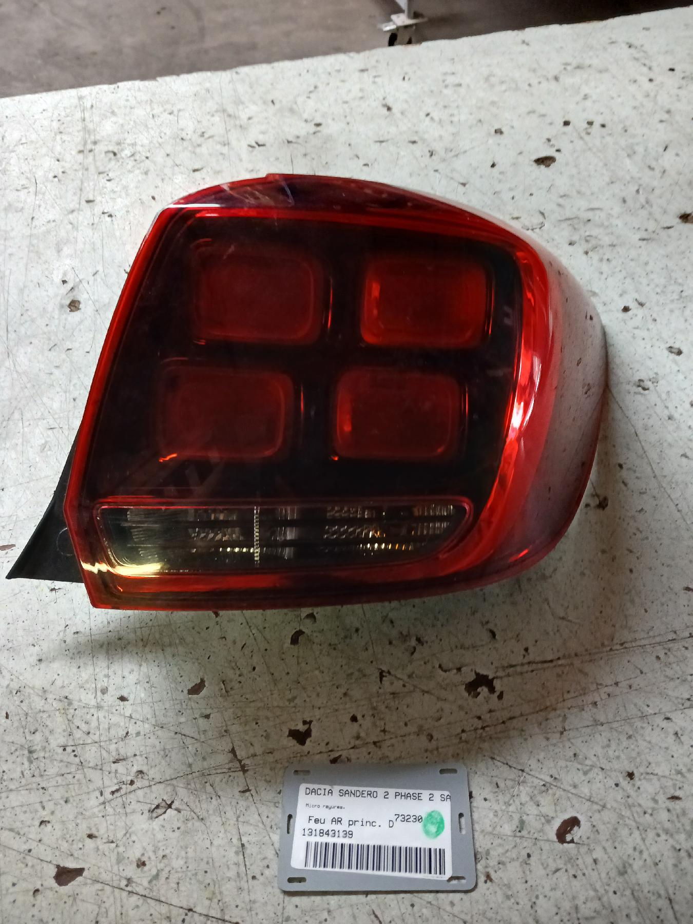 Feu arriere principal droit (feux) pour DACIA STEPWAY Feu arriere principal droit (feux) pour DACIA STEPWAY