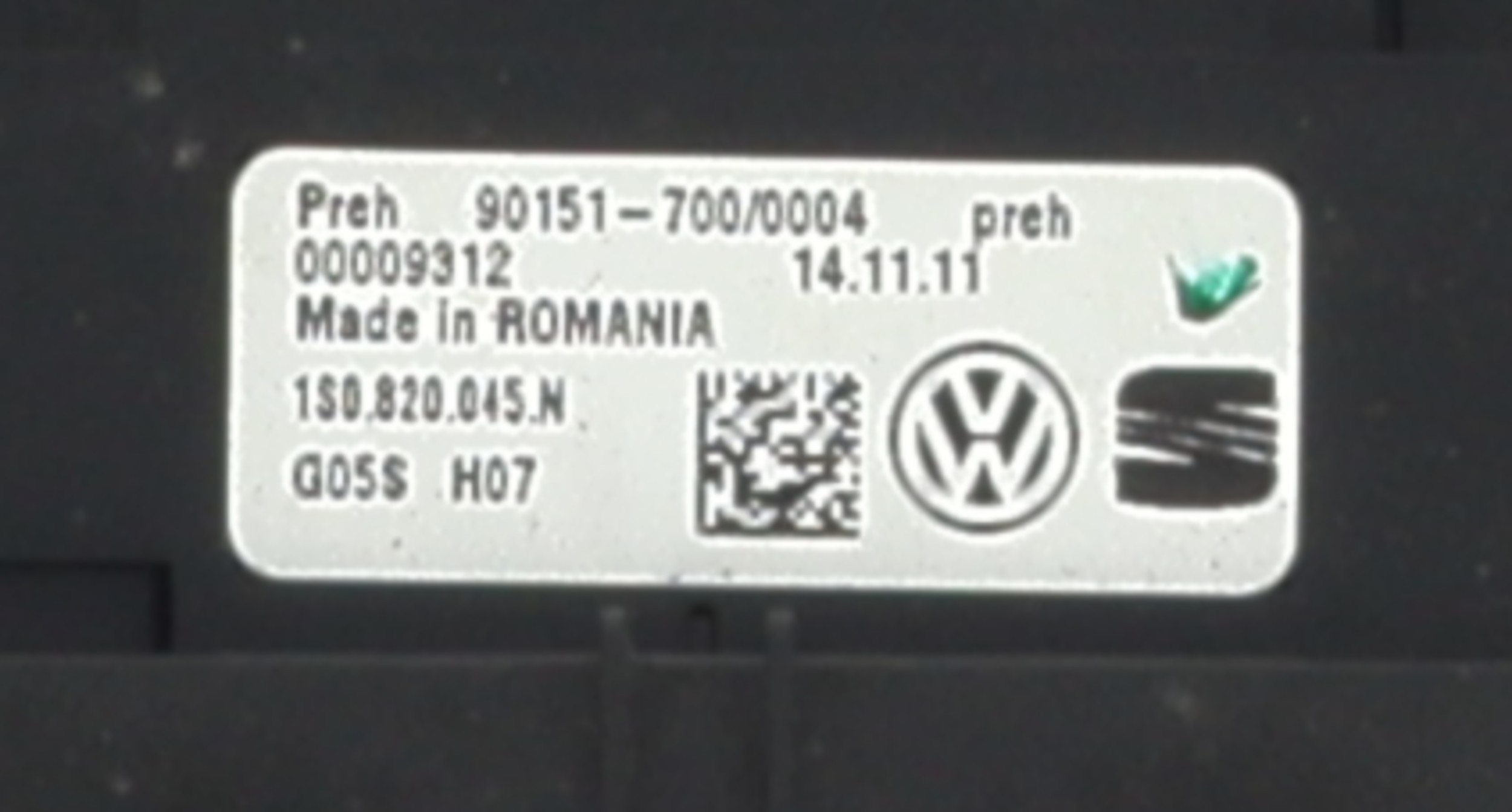 Autoradio d'origine pour VOLKSWAGEN UP PHASE 1 Autoradio d'origine pour VOLKSWAGEN UP PHASE 1