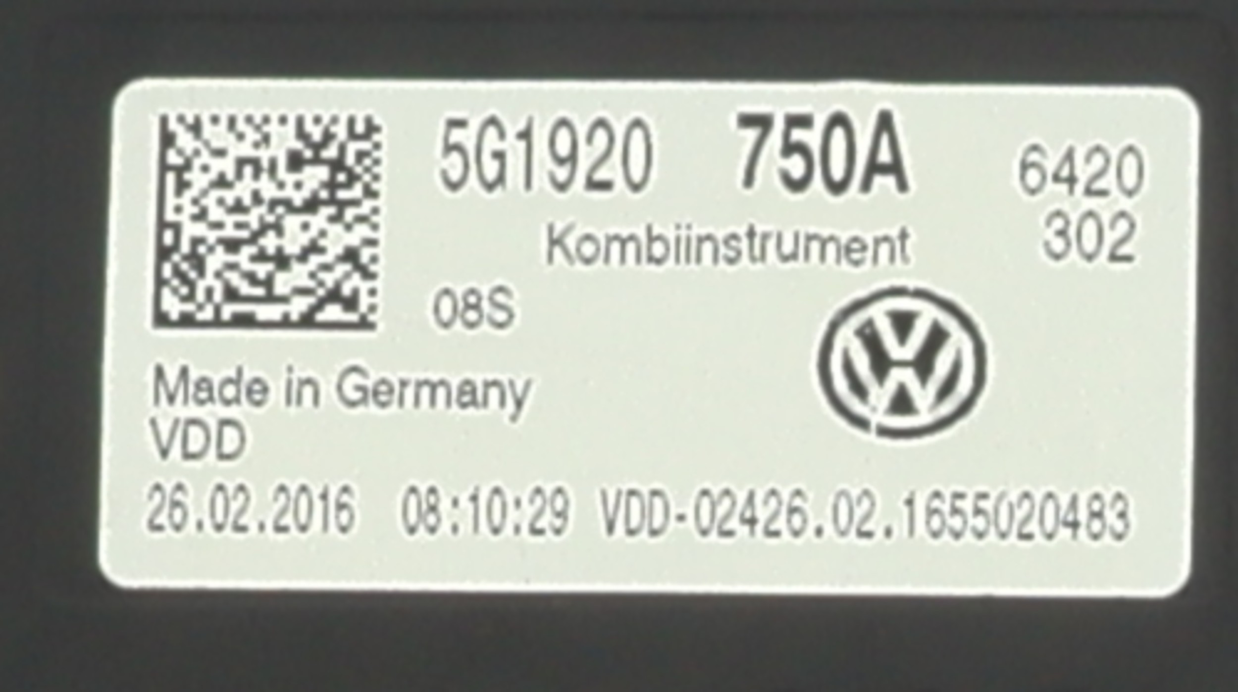 Compteur pour VOLKSWAGEN GOLF 7 PHASE 2 Compteur pour VOLKSWAGEN GOLF 7 PHASE 2