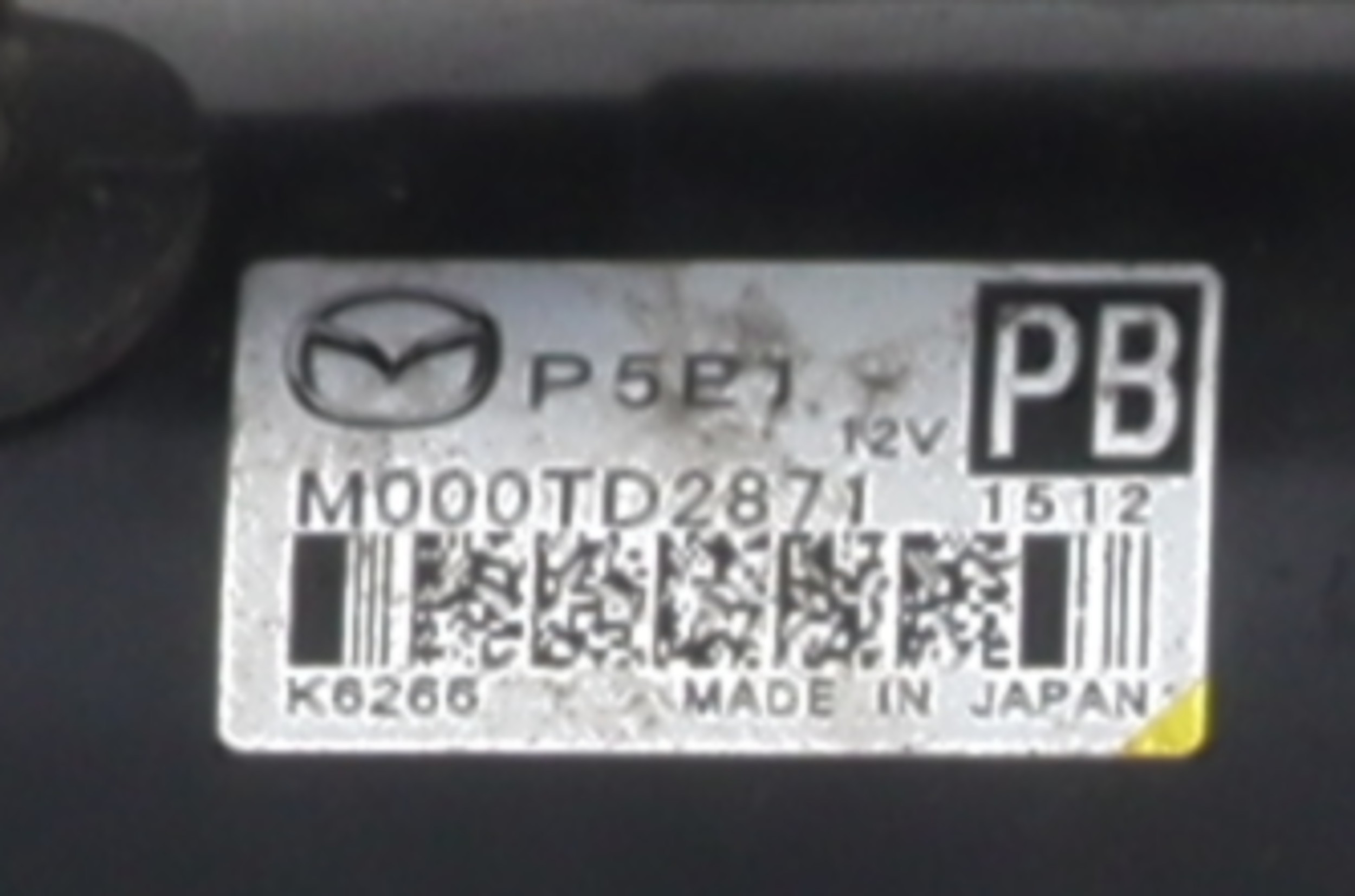 Demarreur pour MAZDA CX3 PHASE 2 Demarreur pour MAZDA CX3 PHASE 2