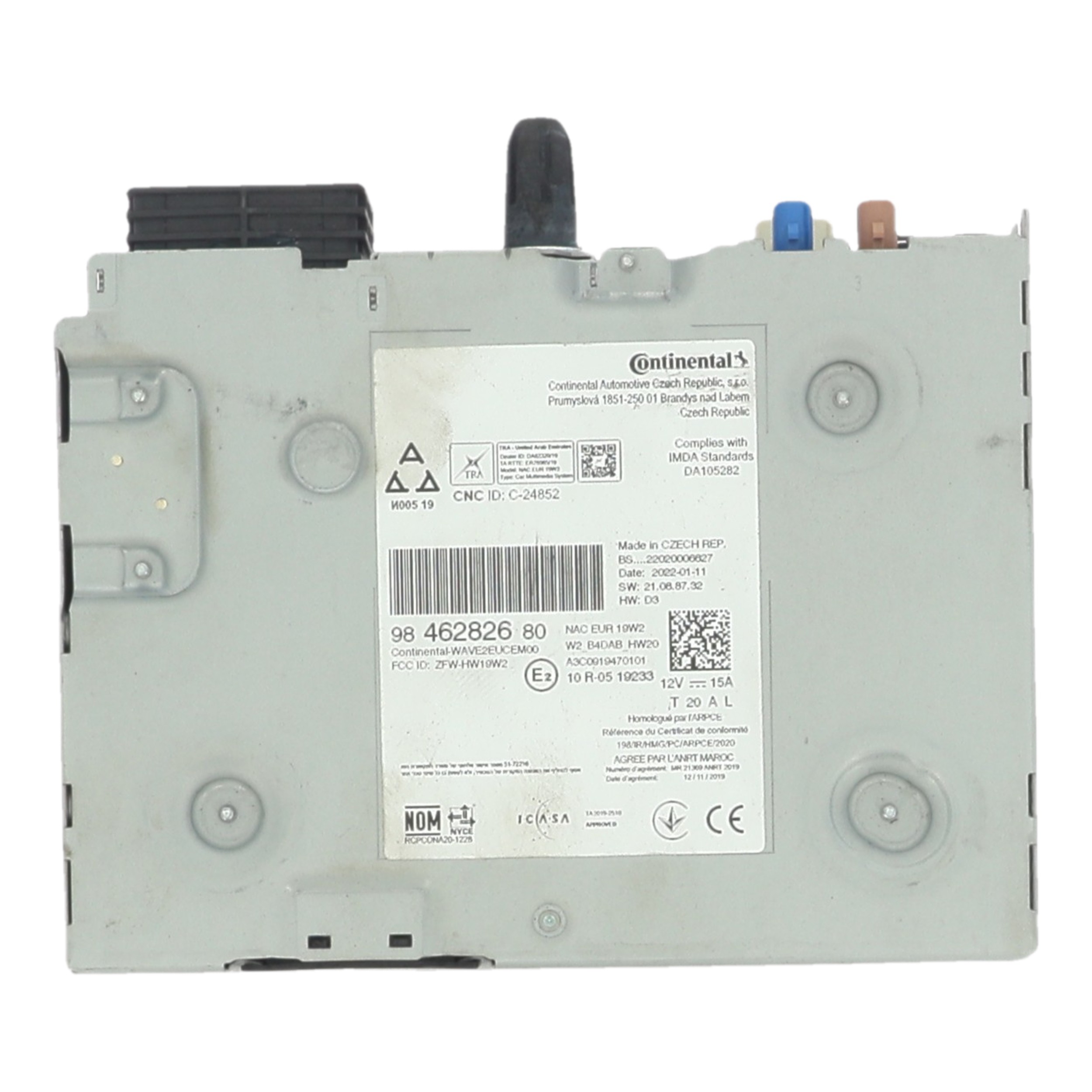 Autoradio d'origine pour CITROEN C4 GRAND SPACETOURER Autoradio d'origine pour CITROEN C4 GRAND SPACETOURER