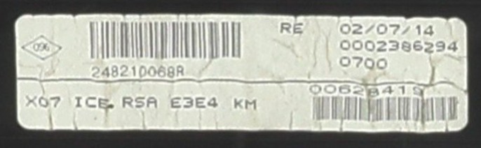 Compteur pour RENAULT TWINGO 3 PHASE 1 Compteur pour RENAULT TWINGO 3 PHASE 1