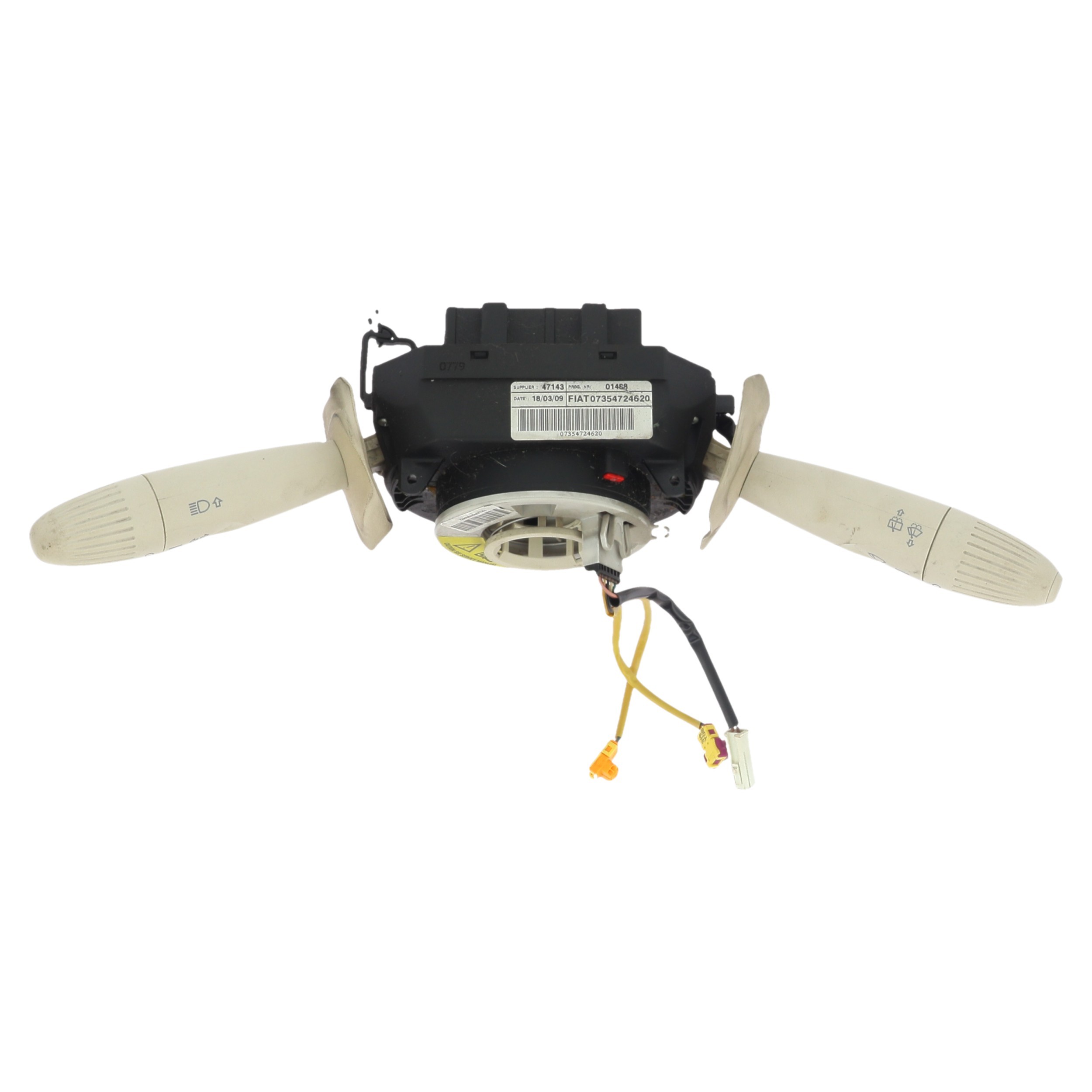Com (Bloc Contacteur Tournant+Commodo Essuie Glace+Commodo Phare) pour FIAT 500 2 PHASE 1 Com (Bloc Contacteur Tournant+Commodo Essuie Glace+Commodo Phare) pour FIAT 500 2 PHASE 1