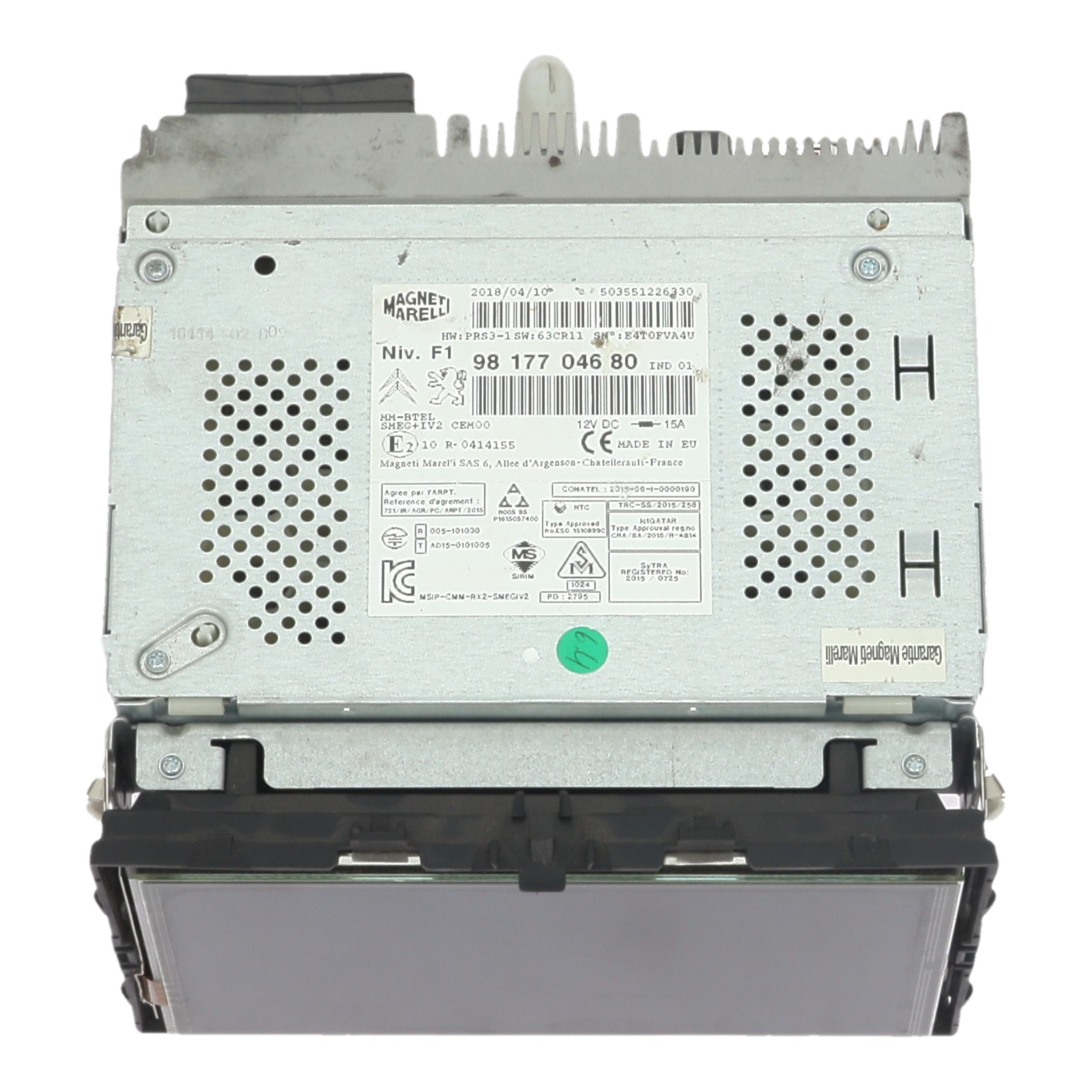 Ecran GPS pour PEUGEOT PARTNER 2 PHASE 3 Ecran GPS pour PEUGEOT PARTNER 2 PHASE 3