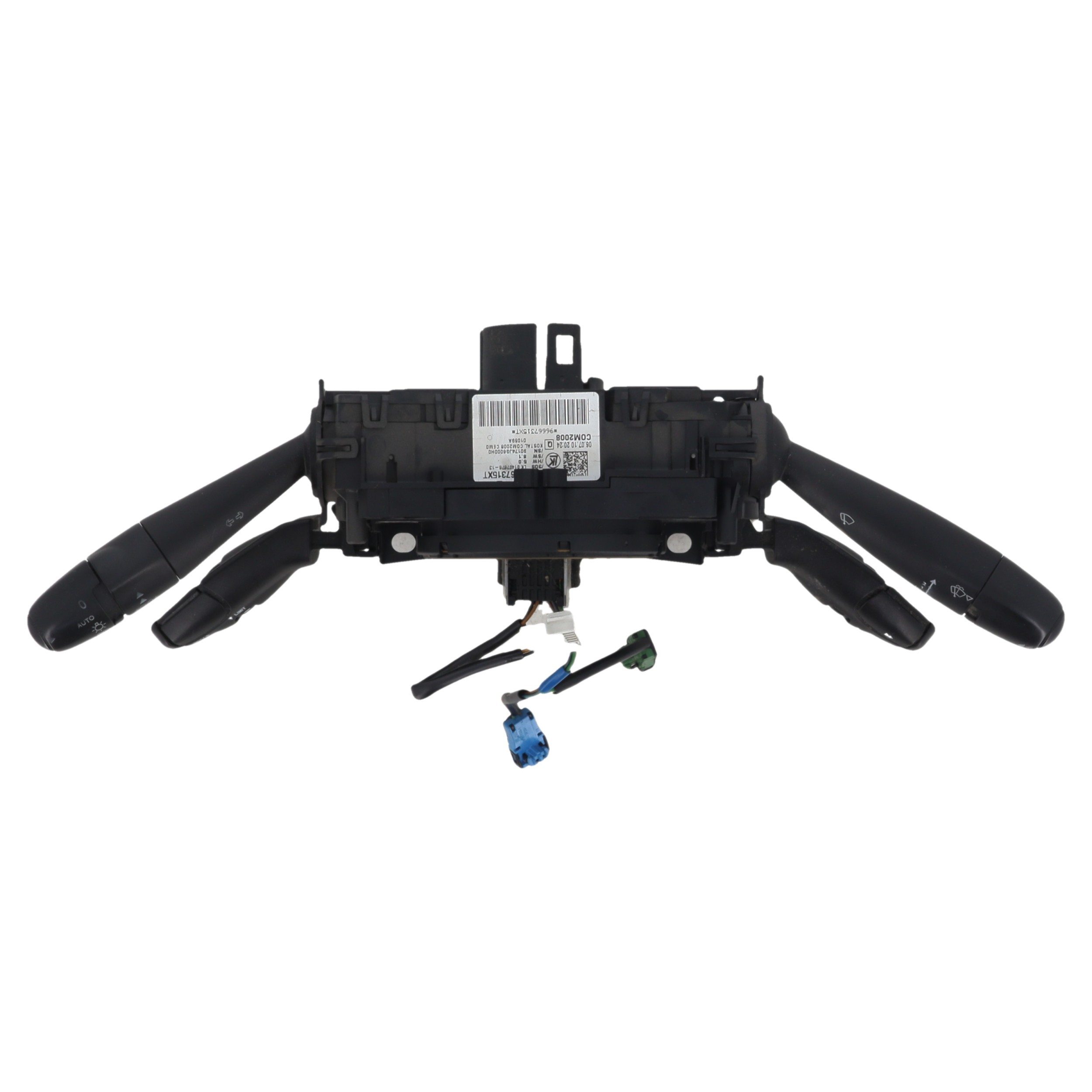 Com (Bloc Contacteur Tournant+Commodo Essuie Glace+Commodo Phare) pour PEUGEOT 407 PHASE 1 Com (Bloc Contacteur Tournant+Commodo Essuie Glace+Commodo Phare) pour PEUGEOT 407 PHASE 1