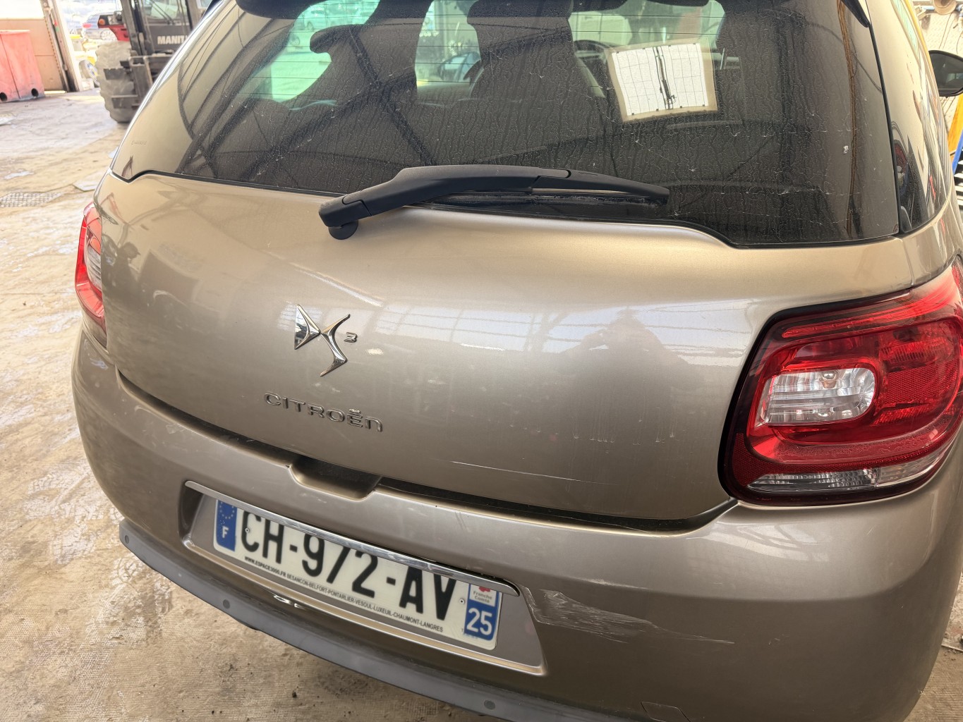 Malle/Hayon arriere pour CITROEN DS3 PHASE 1 Malle/Hayon arriere pour CITROEN DS3 PHASE 1