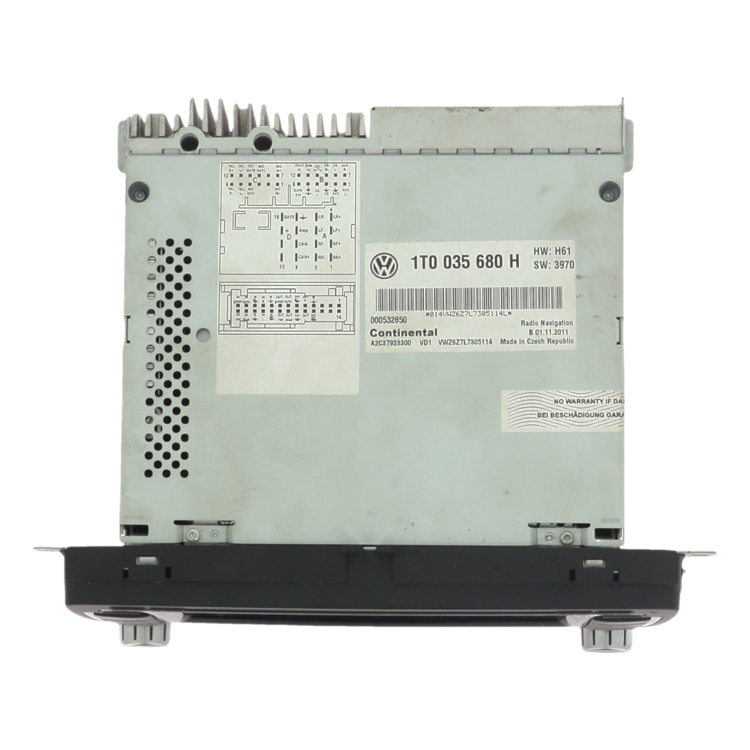 Autoradio d'origine pour VOLKSWAGEN PASSAT 6 BREAK Autoradio d'origine pour VOLKSWAGEN PASSAT 6 BREAK