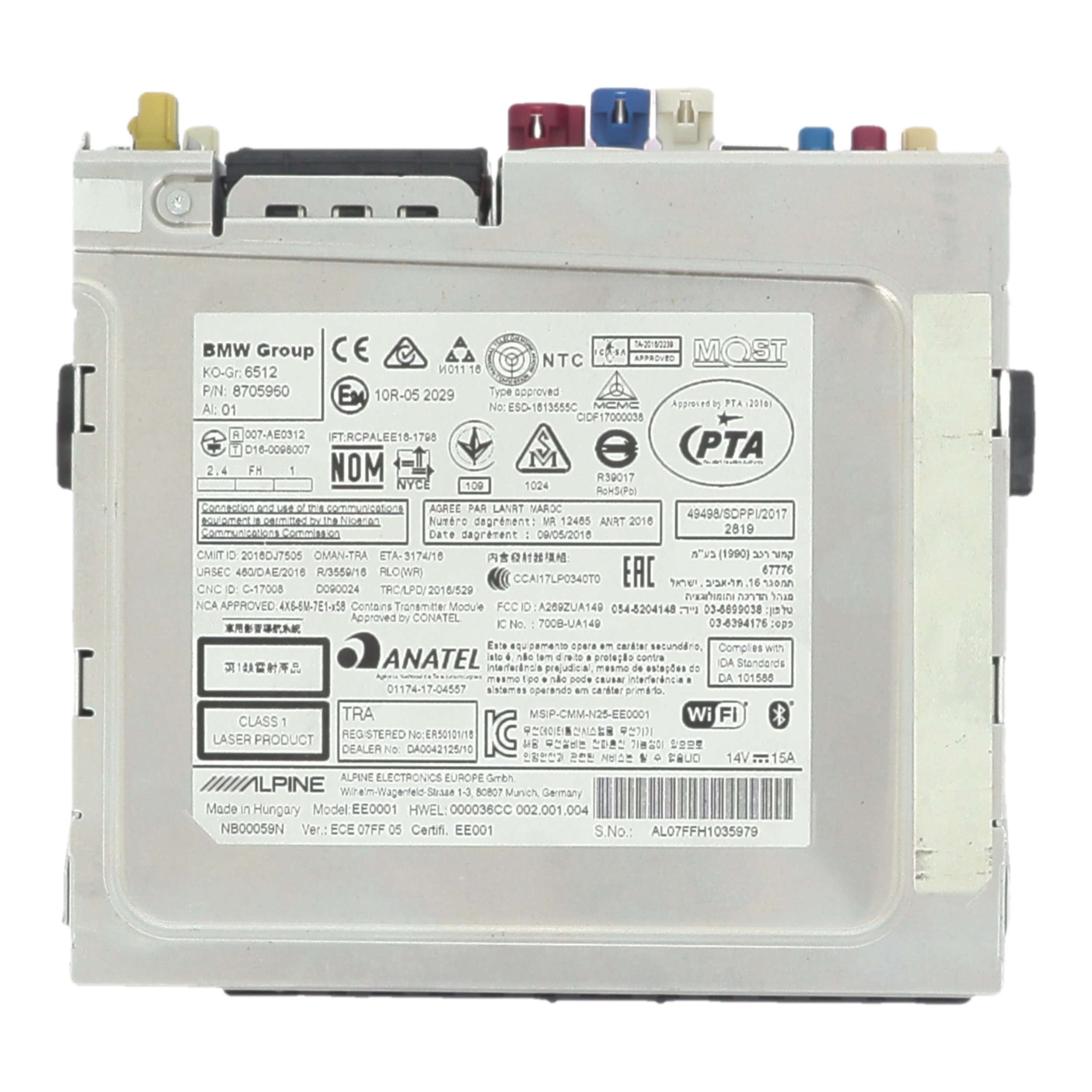 Autoradio d'origine pour BMW X2 F39 Autoradio d'origine pour BMW X2 F39