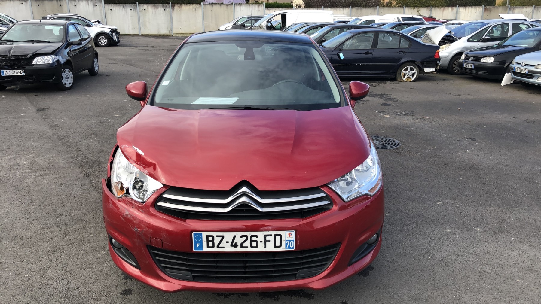 Pare boue avant gauche pour CITROEN C4 2 PHASE 1 Pare boue avant gauche pour CITROEN C4 2 PHASE 1