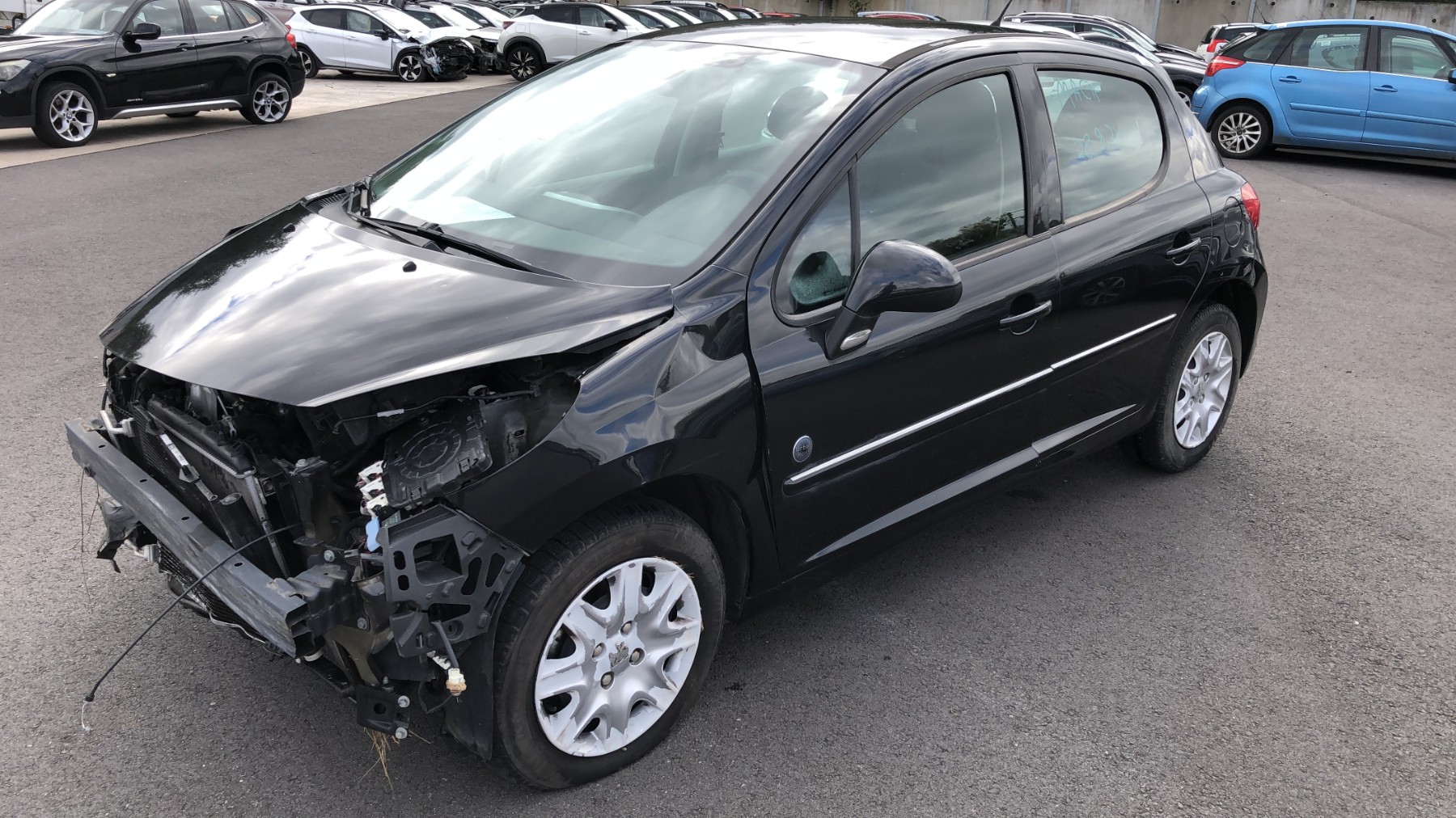 Com (Bloc Contacteur Tournant+Commodo Essuie Glace+Commodo Phare) pour PEUGEOT 207 PHASE 2 Com (Bloc Contacteur Tournant+Commodo Essuie Glace+Commodo Phare) pour PEUGEOT 207 PHASE 2