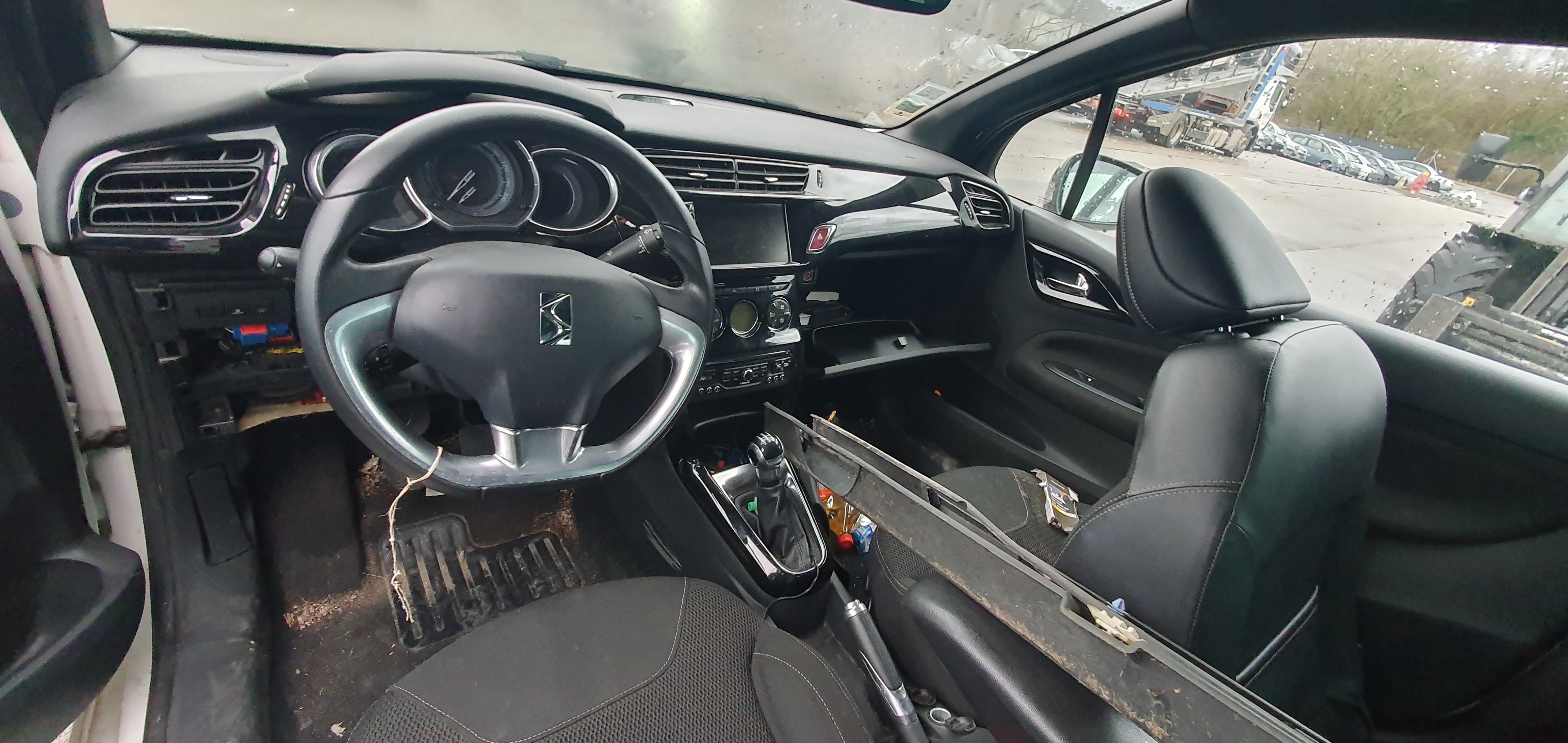 Rétroviseur Électrique Droit à Peindre Citroën DS3 2010-2019 - Avec Sonde Et Support Chromé