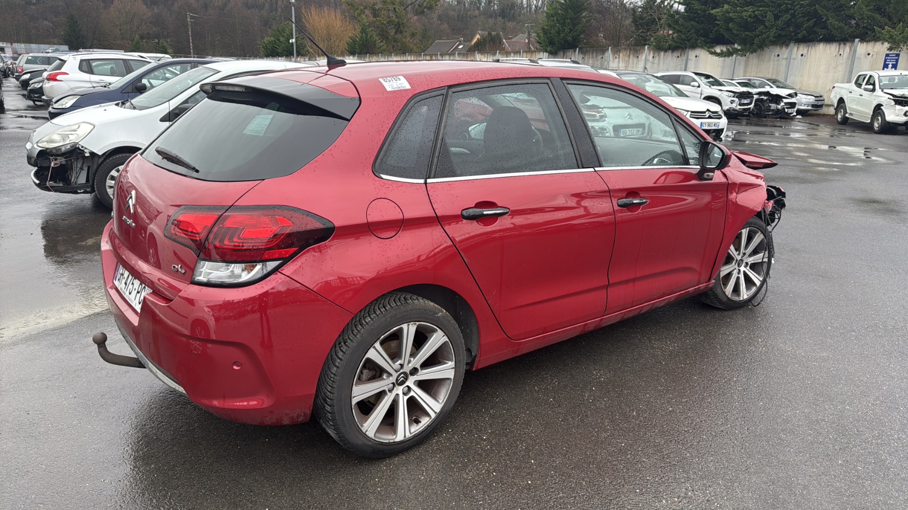 Porte arriere gauche pour CITROEN C4 II Porte arriere gauche pour CITROEN C4 II